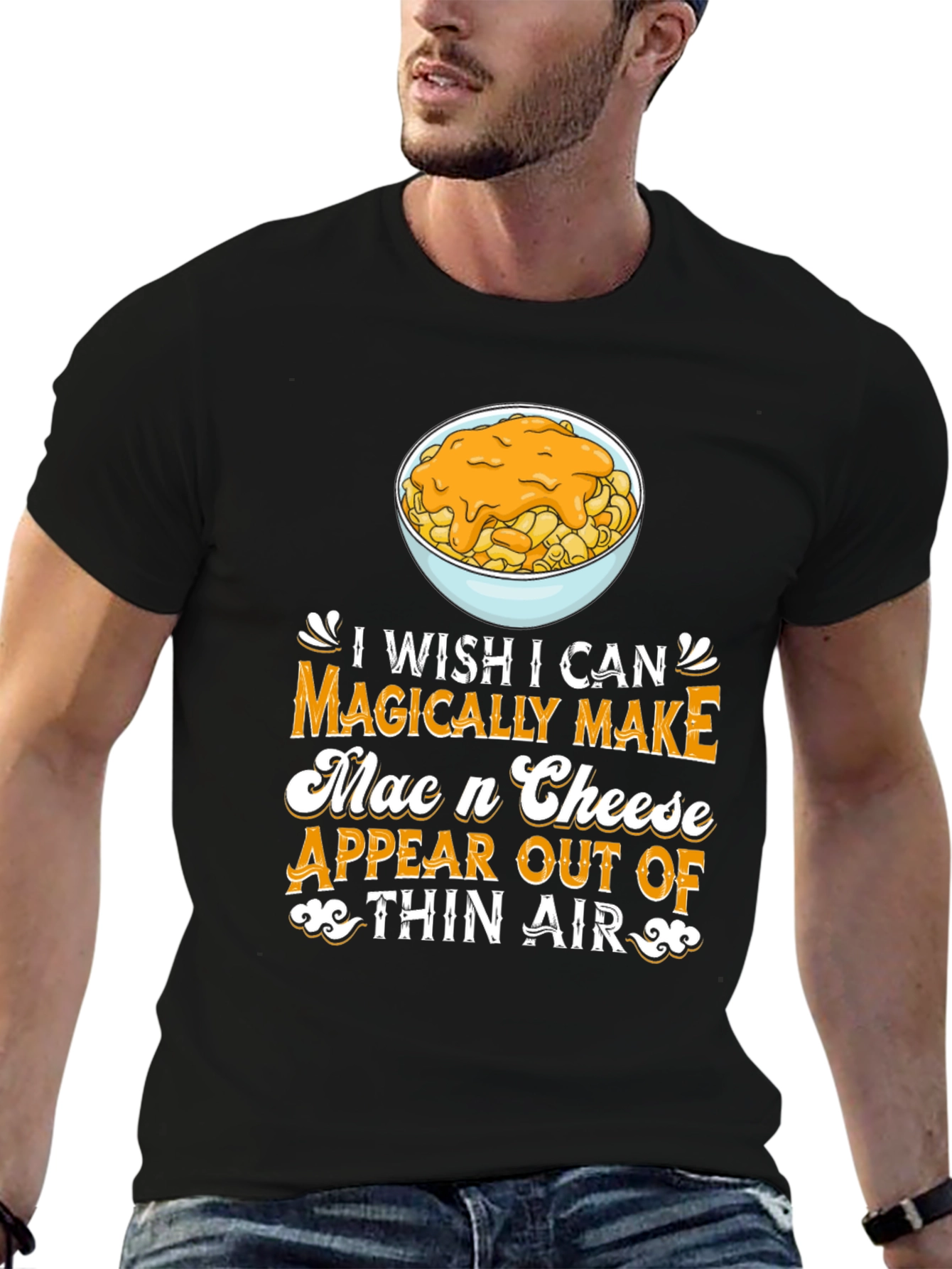 Black Magically Make Mac n Cheese T-Shirt view 6