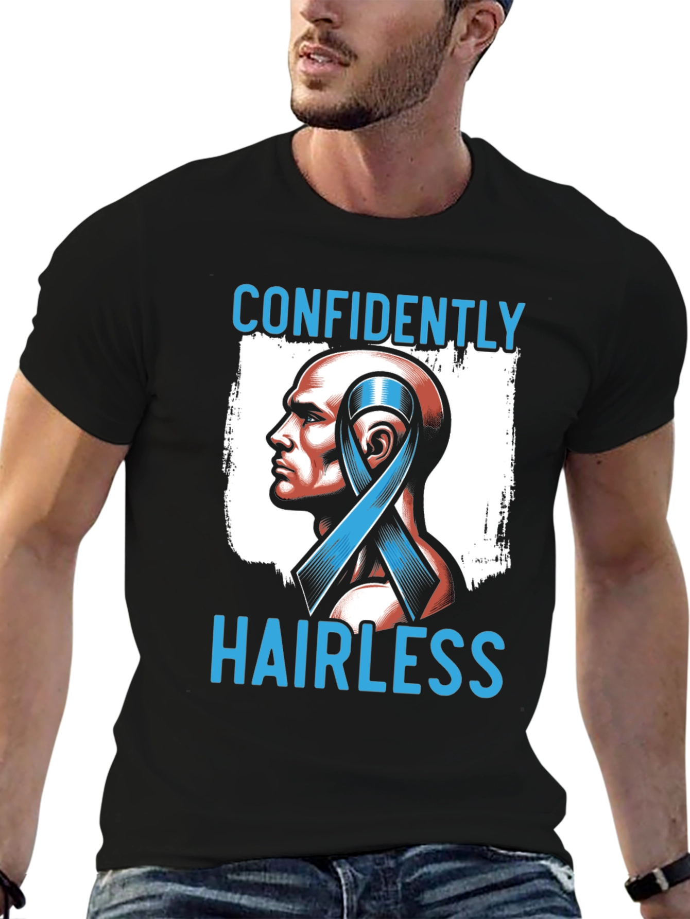 Confidently Hairless T-Shirt - Alopecia Awareness - 6
