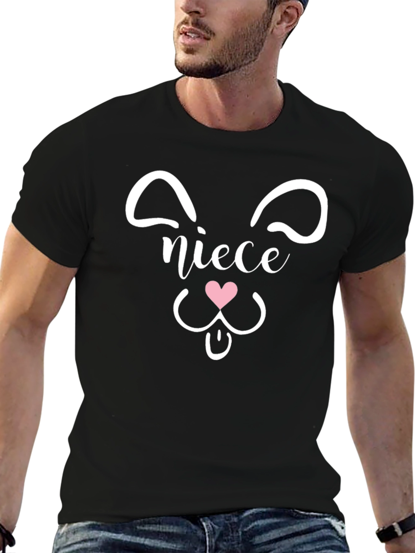 Cute Niece Bear Face T-Shirt - 6