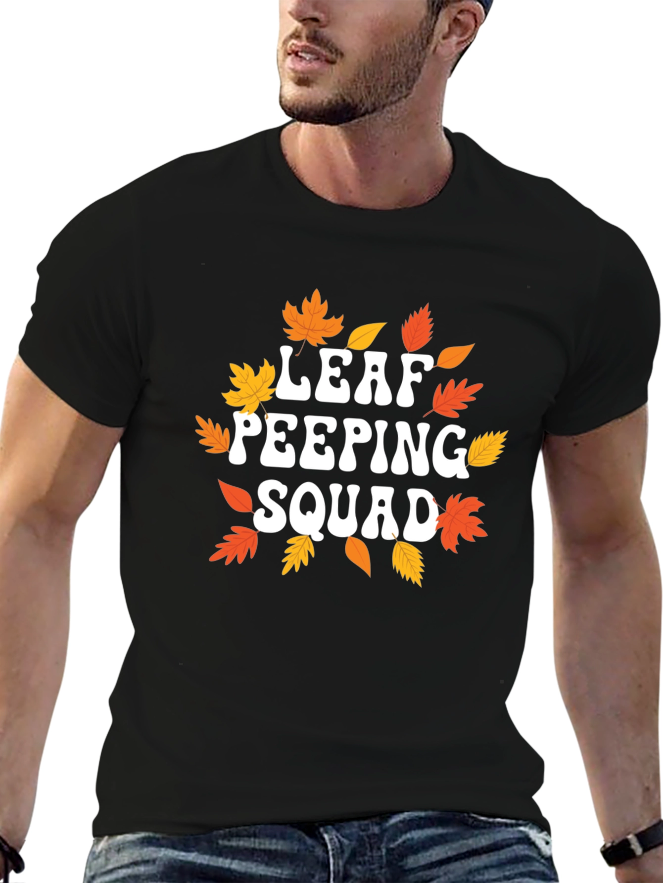 Leaf Peeping Squad T-Shirt, Fall Apparel - 6