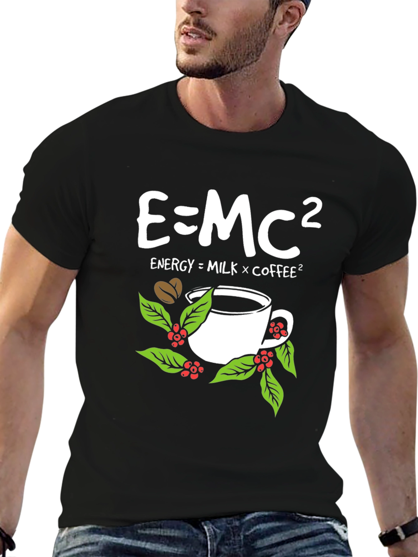 Black Energy = Milk x Coffee T-Shirt view 6