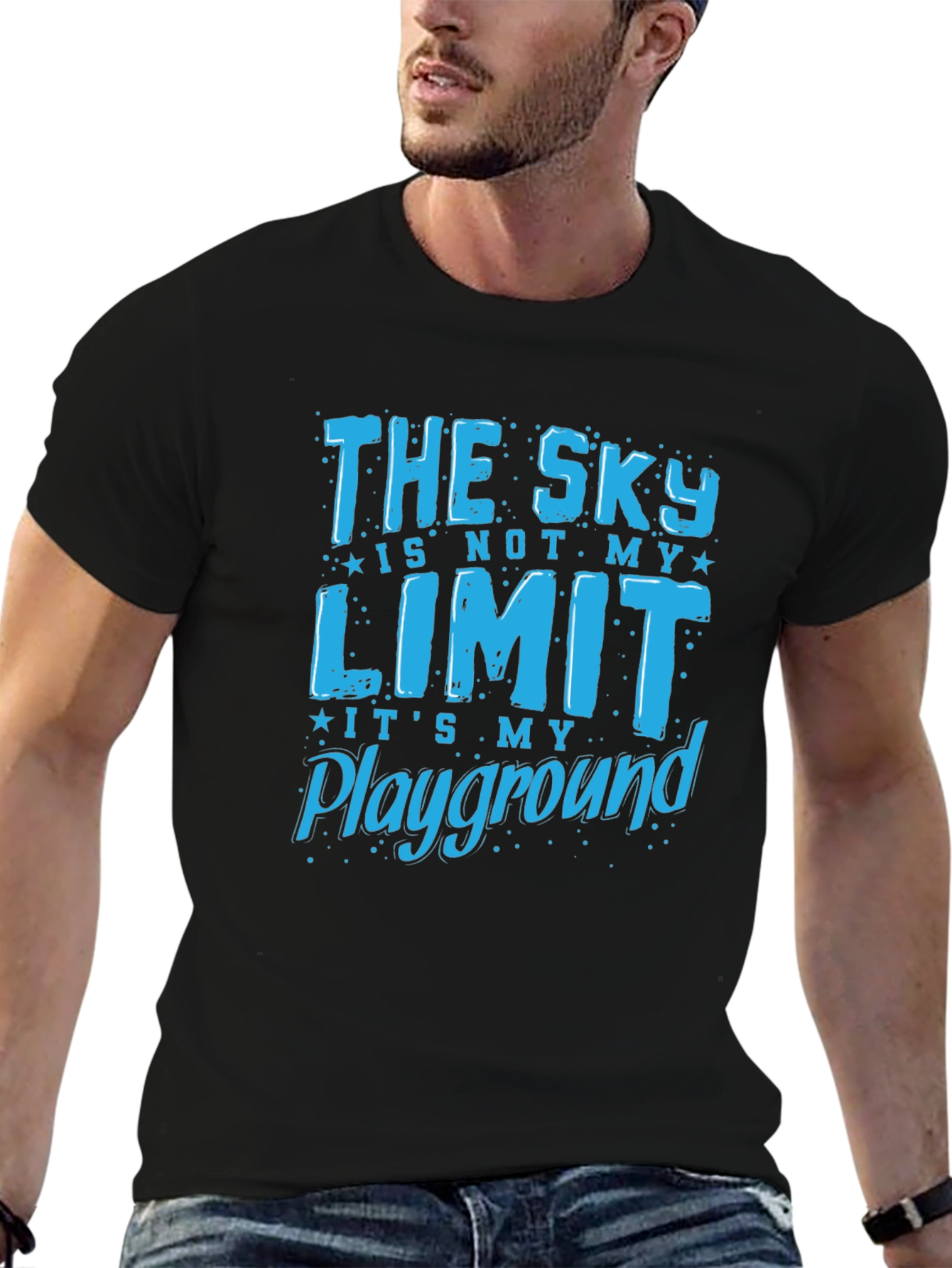 Black Sky's My Playground T-Shirt - Inspiring Graphic Tee view 6