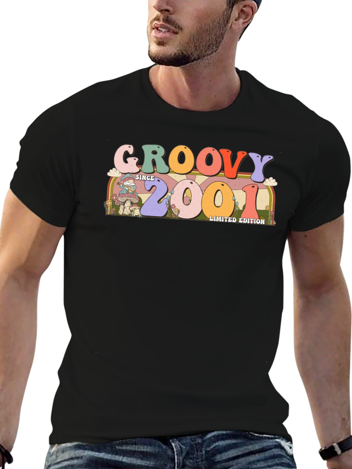 Black Groovy Since 2001 Limited Edition T-Shirt view 6