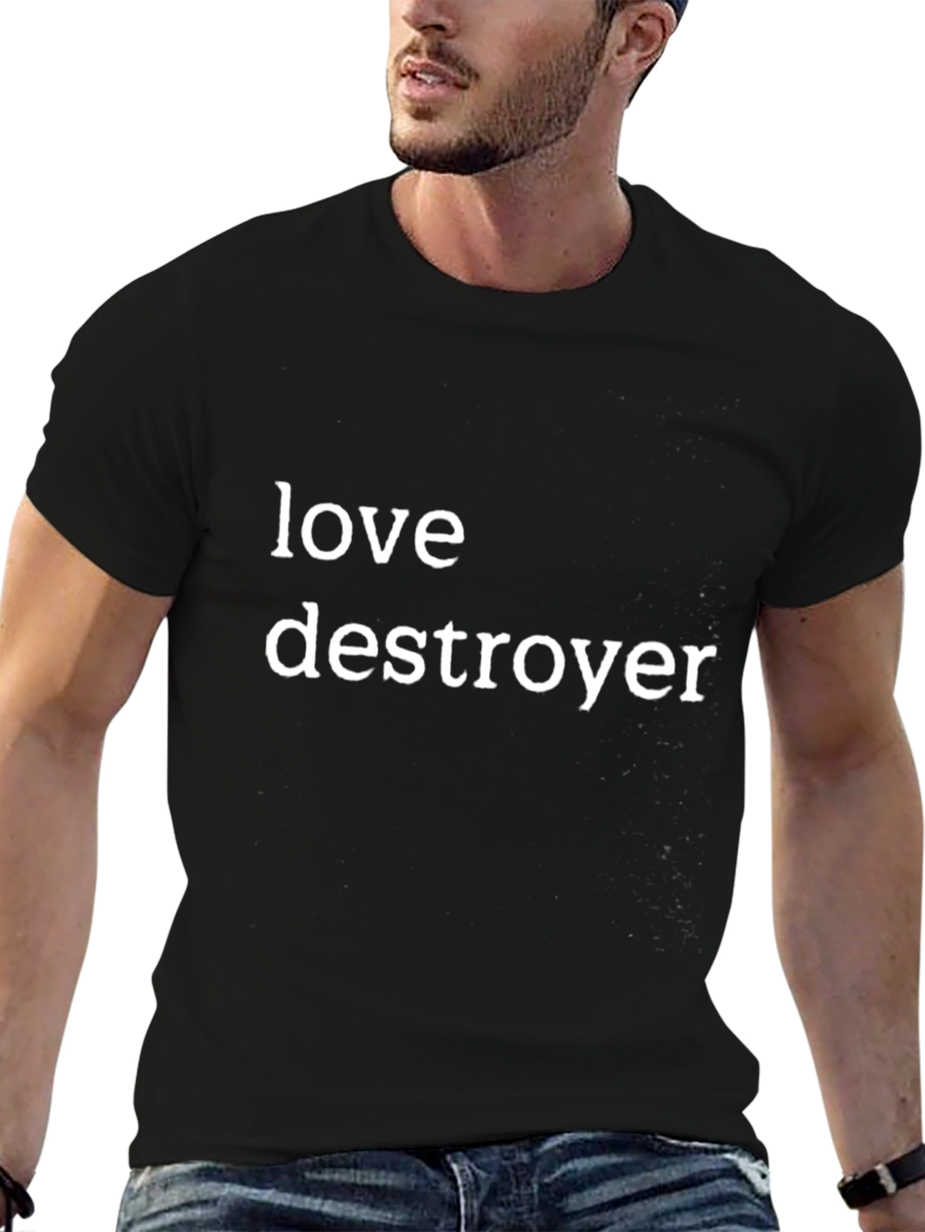 Black Love Destroyer Graphic Tee - Men's Short Sleeve view 6