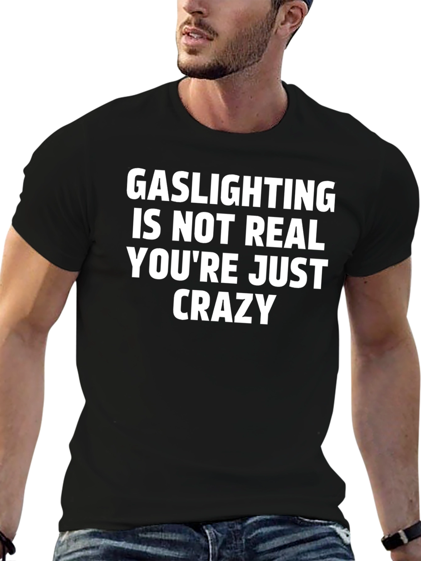 Black Gaslighting Is Not Real Graphic Tee view 6