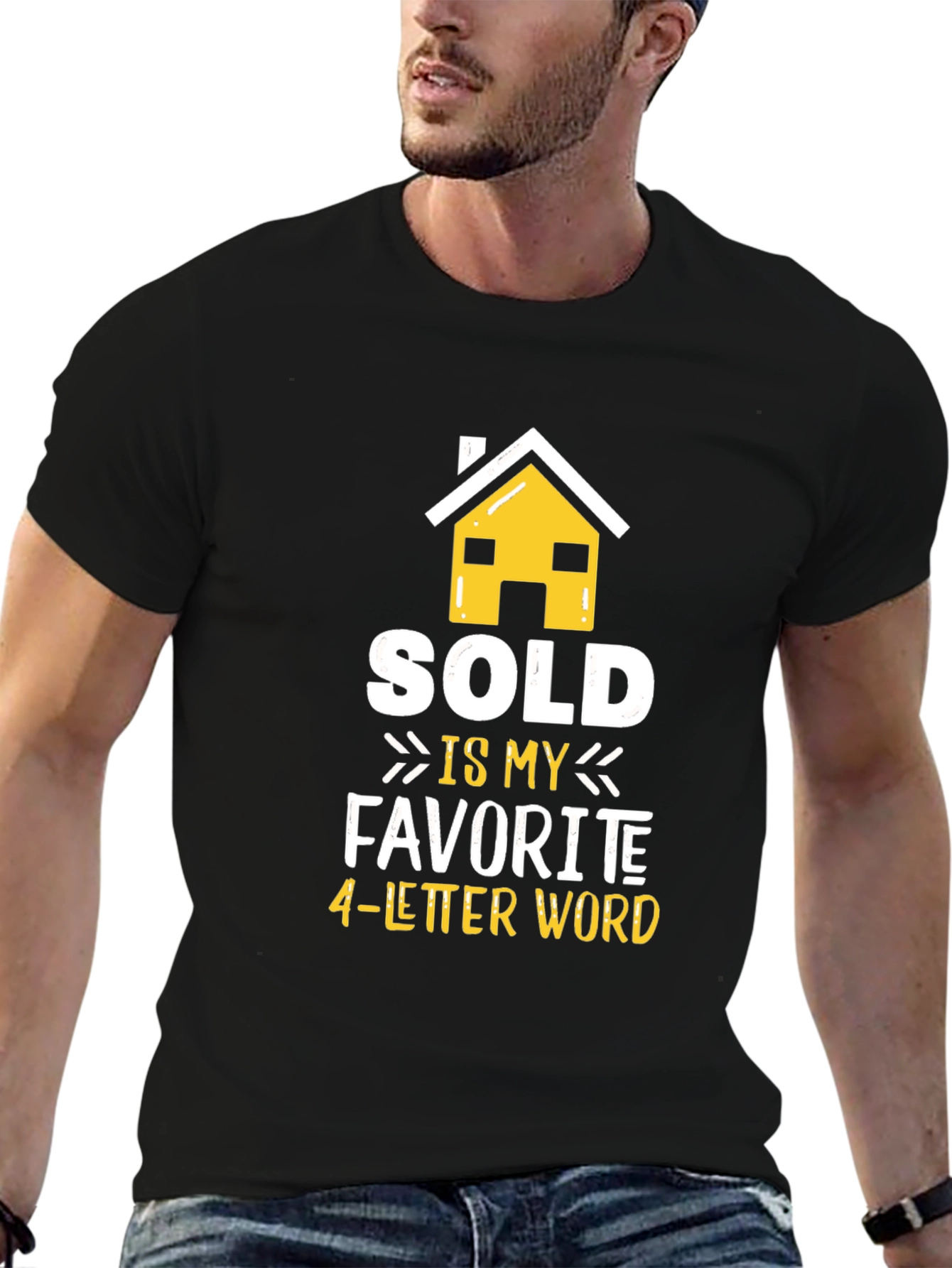 Black Sold is My Favorite 4-Letter Word T-Shirt view 6
