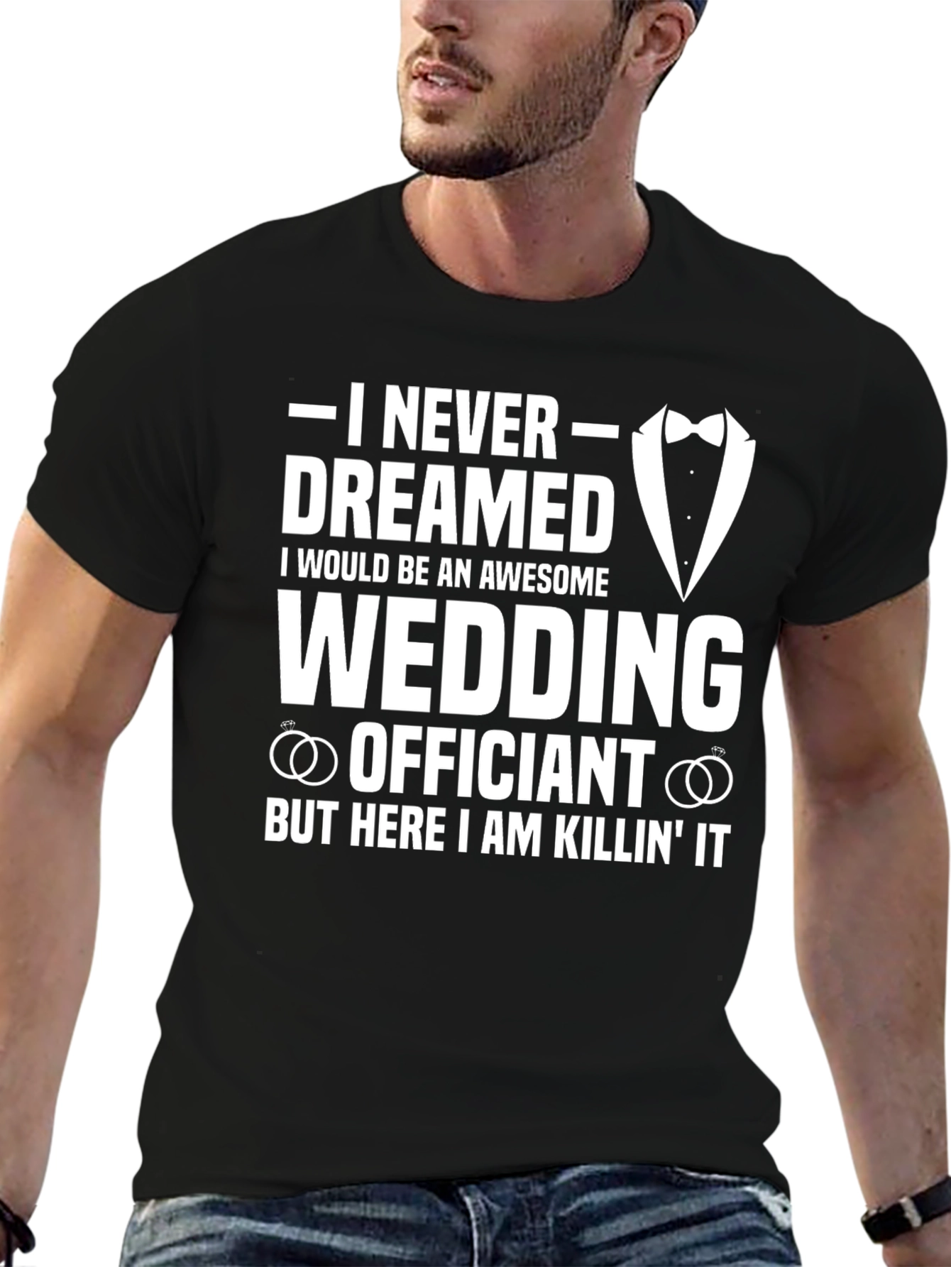 Awesome Wedding Officiant T-Shirt - Killin' It! - 6