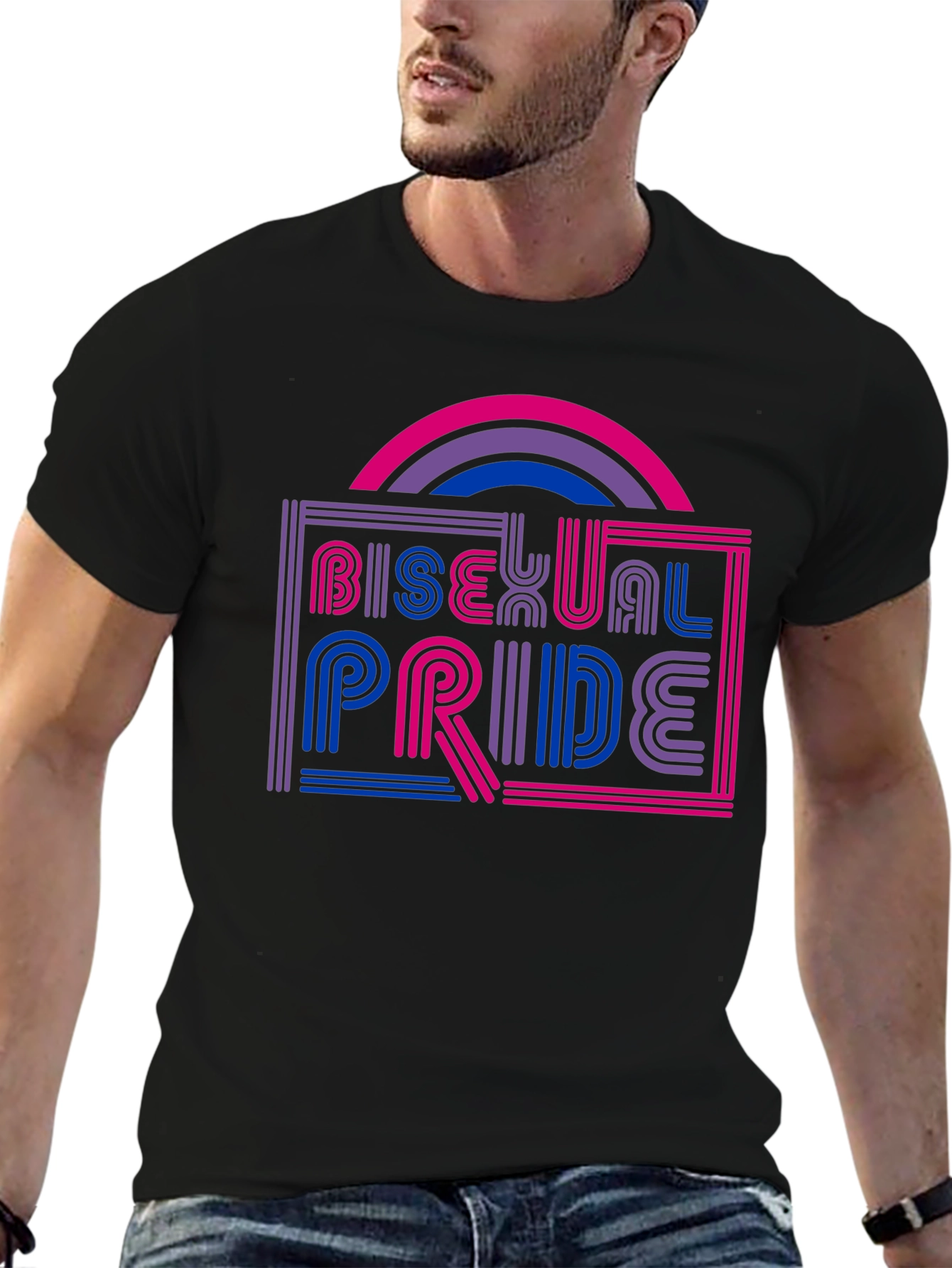 Bisexual Pride T-Shirt - LGBTQ+ Graphic Tee - 6