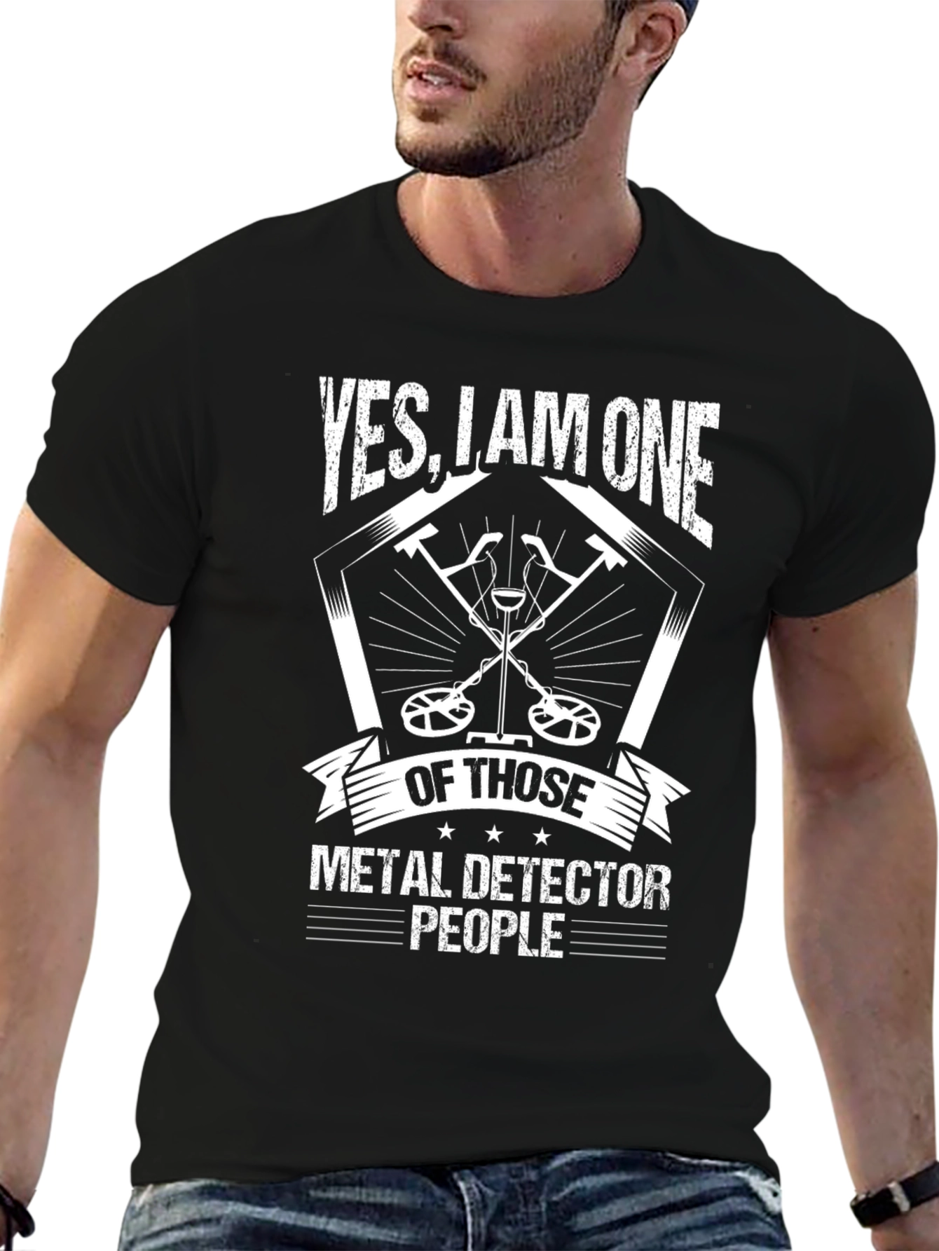 Metal Detector Enthusiast T-Shirt - "Yes, I Am One" - 6