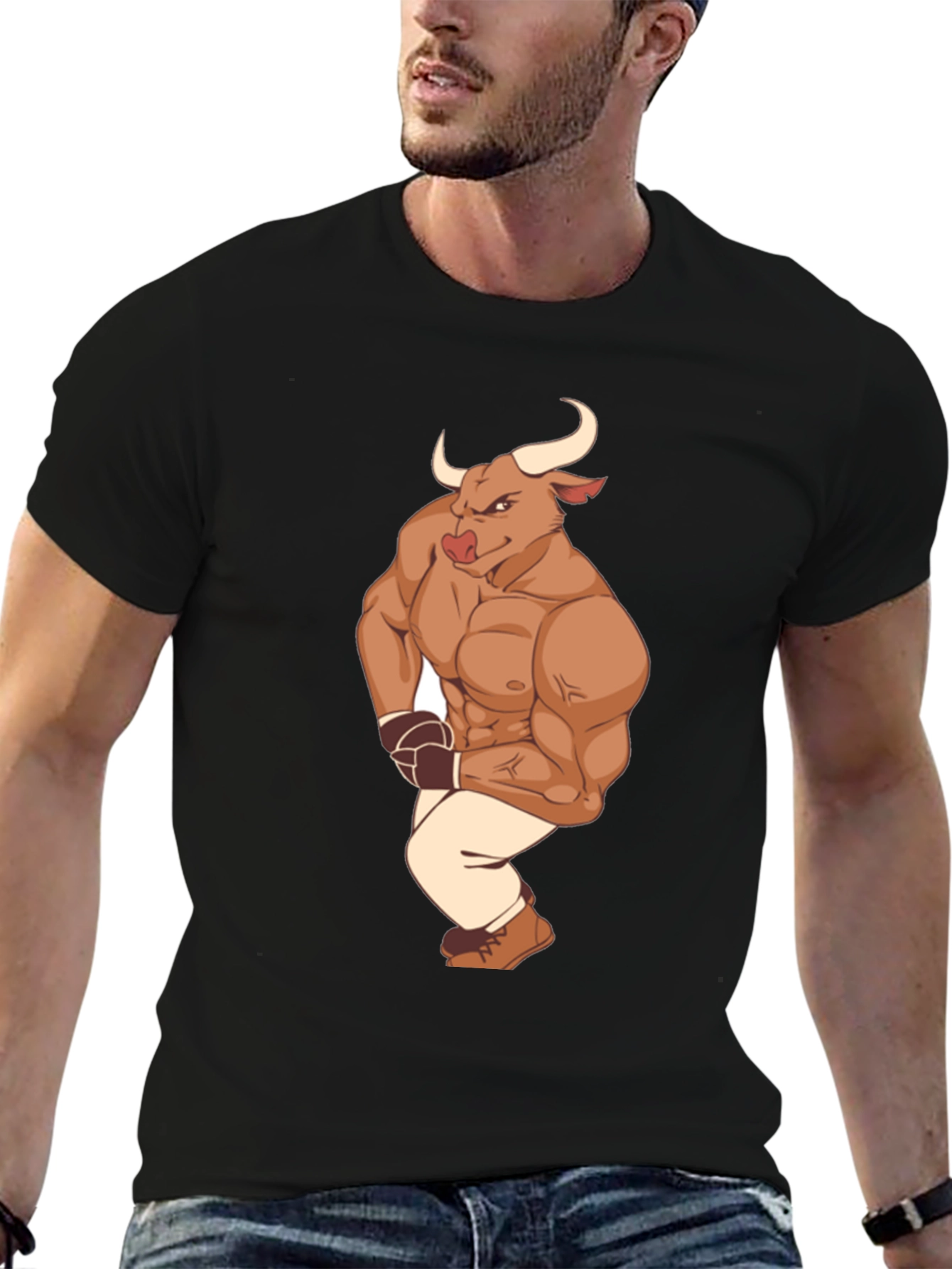 Black Bull Boxer T-Shirt: Unleash Your Inner Strength view 6
