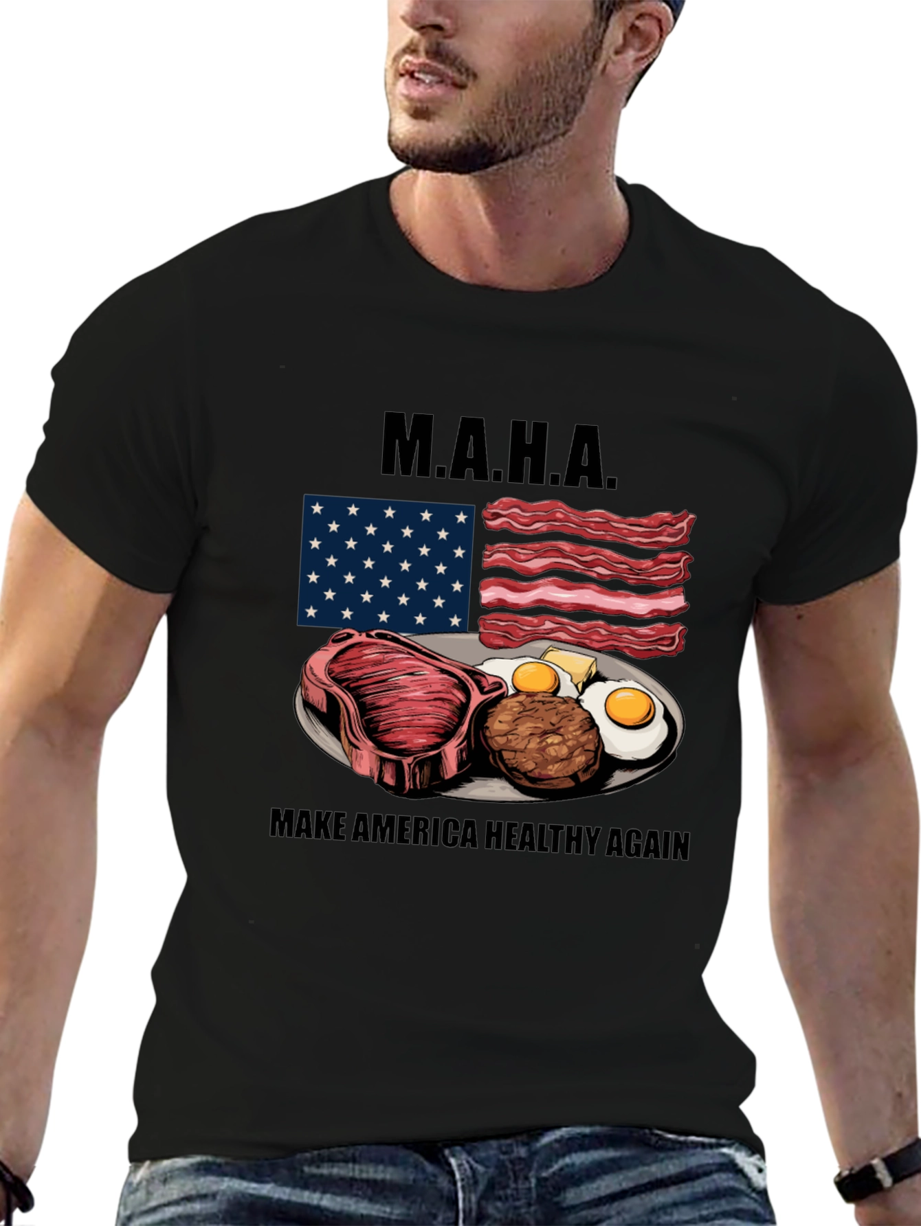 MAHA Make America Healthy Again Funny T-Shirt - 6