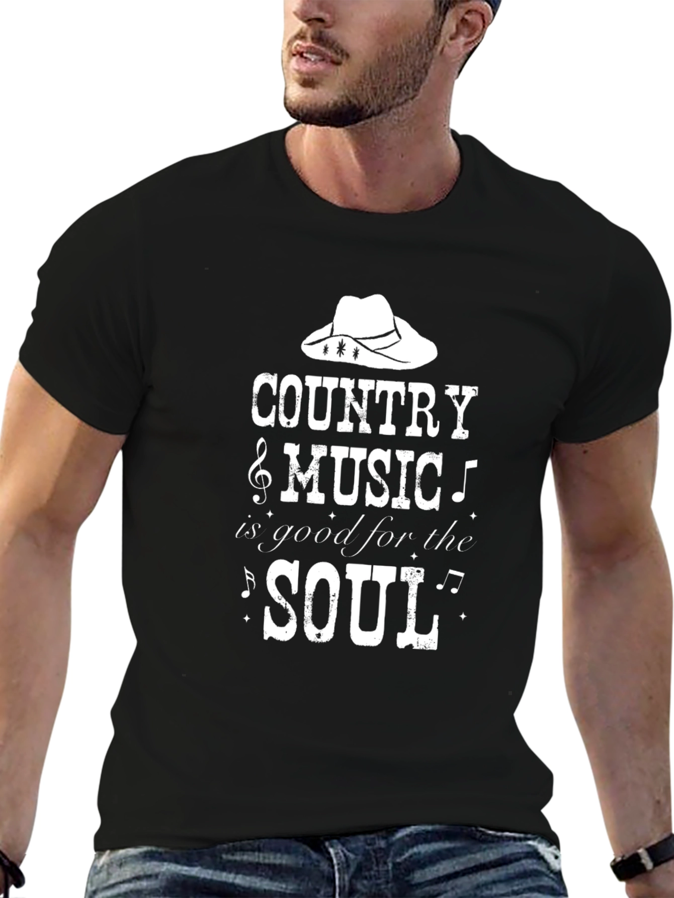Black Country Music is Good for the Soul T-Shirt view 6