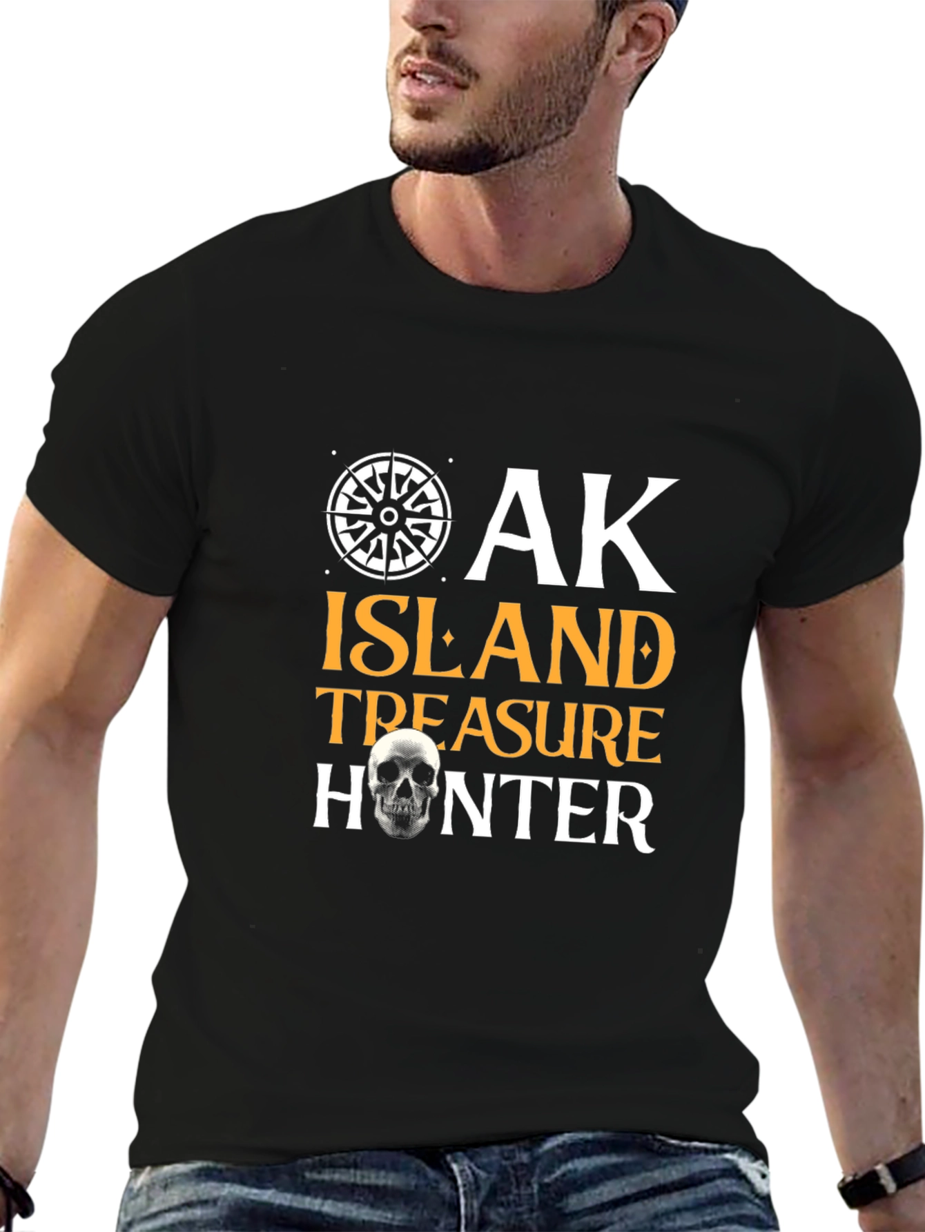 Black Oak Island Treasure Hunter T-Shirt view 6