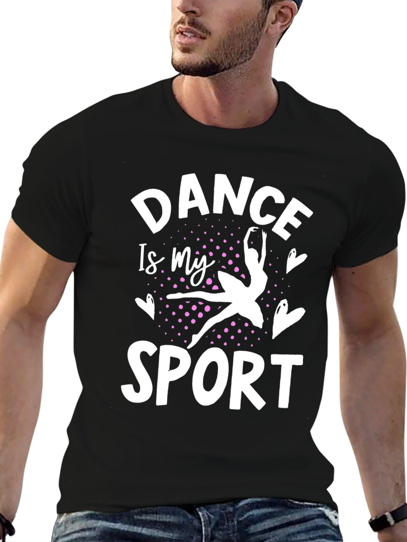Black Dance Is My Sport Graphic Tee view 6