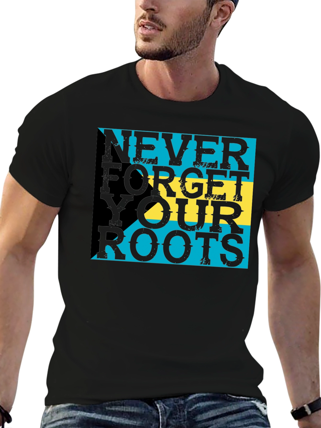 Bahamas Pride T-Shirt - Never Forget Your Roots - 6