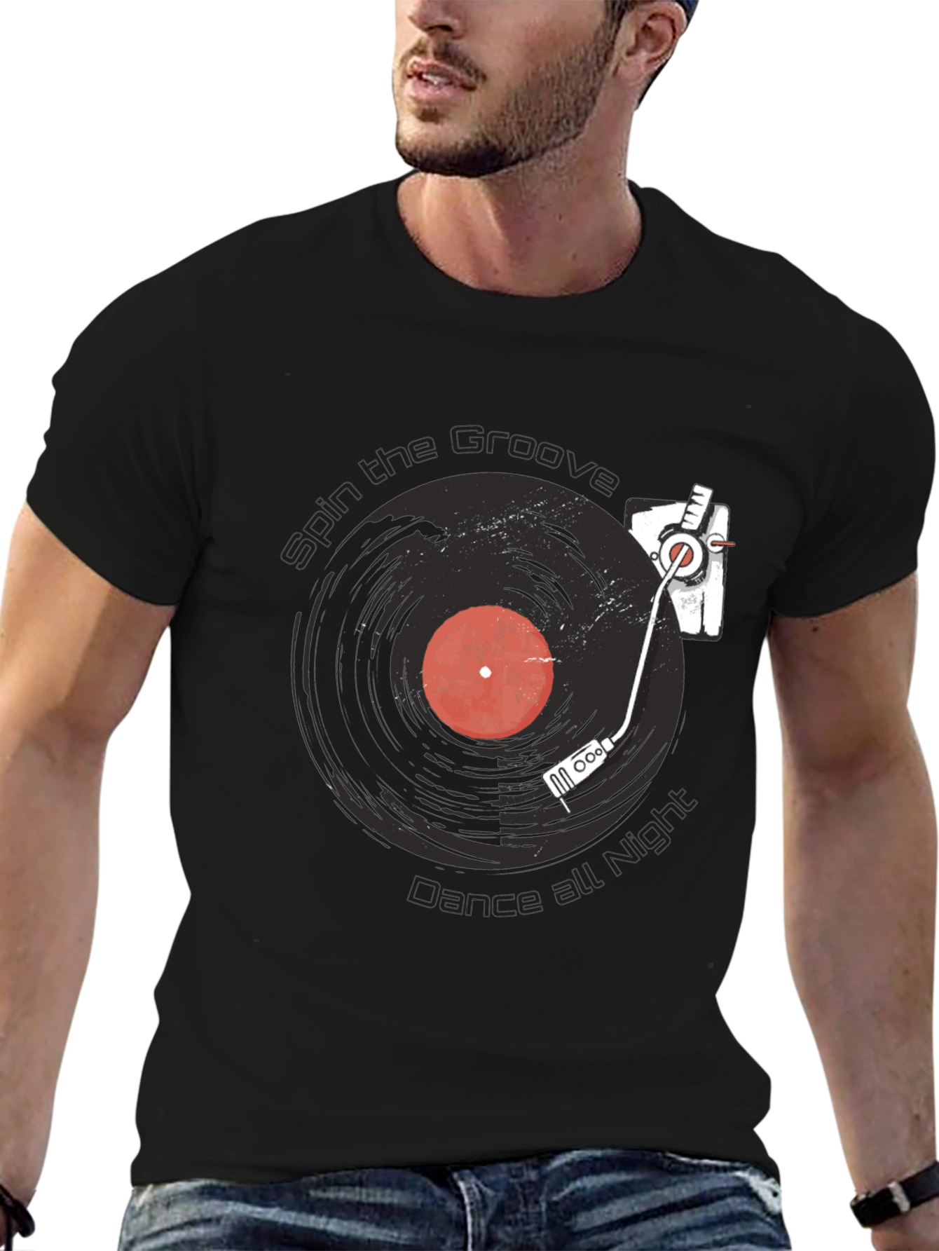 Black Spin the Groove Tee - Dance All Night! view 6