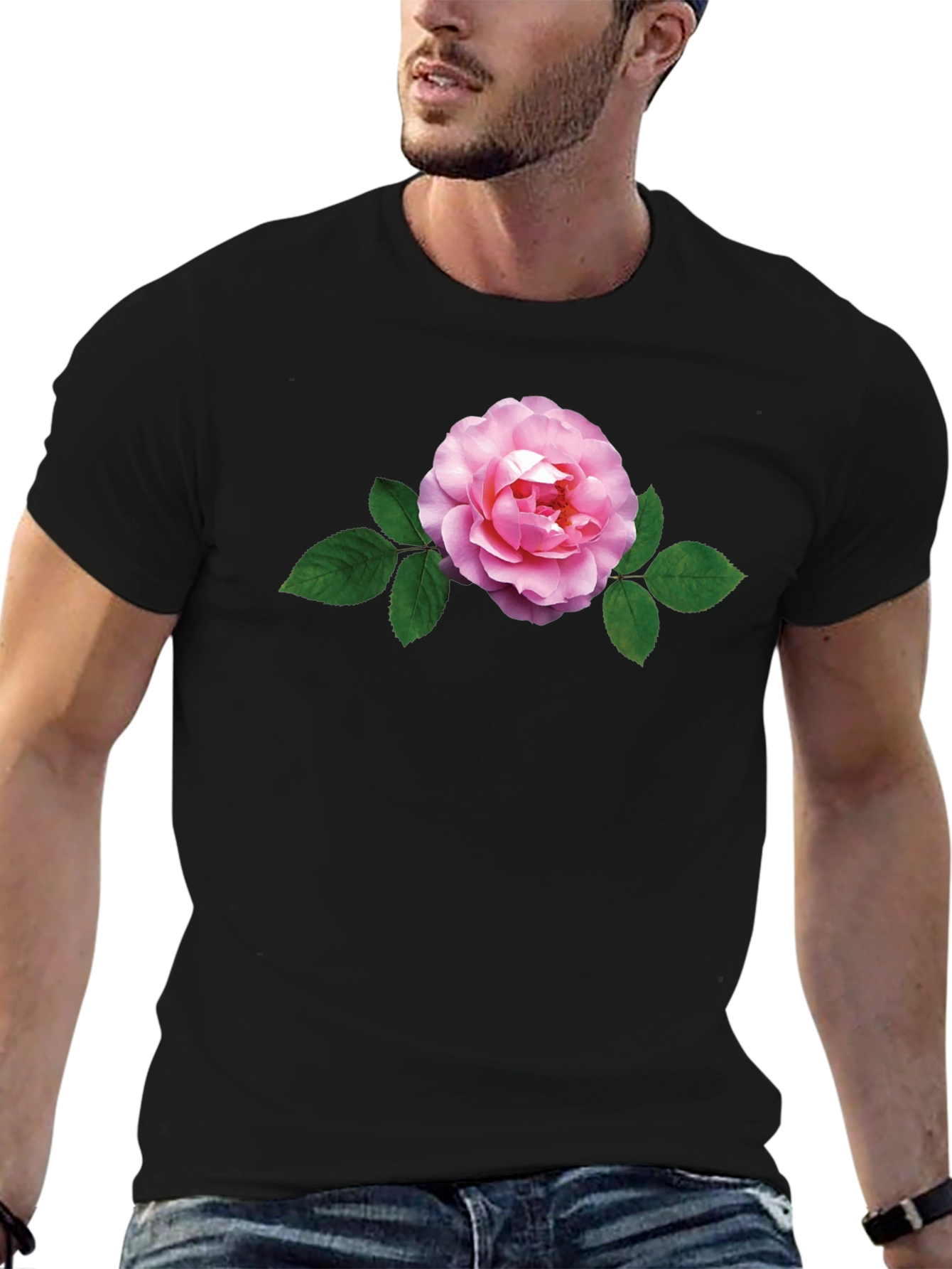 Black Rose Graphic T-Shirt view 6