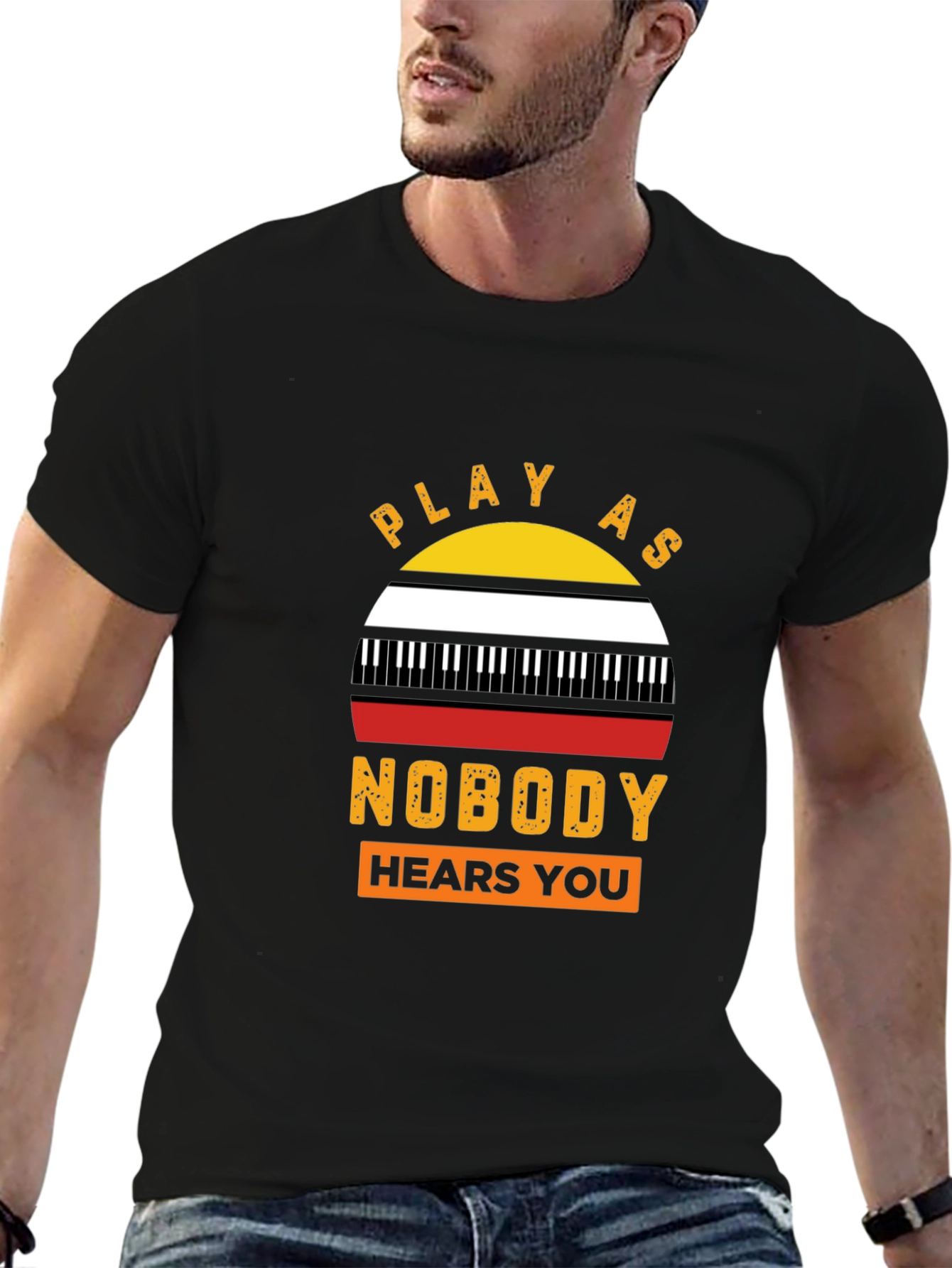 Play as Nobody Hears You Graphic T-Shirt - 6