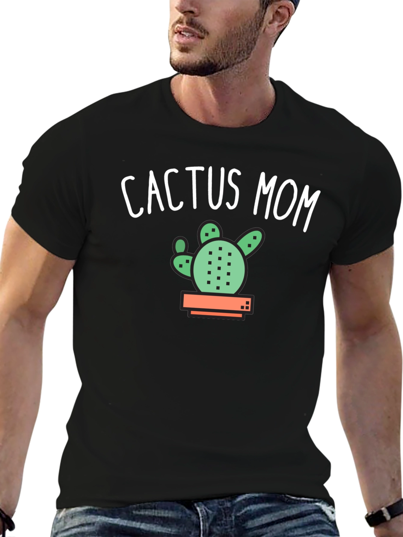Cactus Mom Graphic Tee - Black - 6