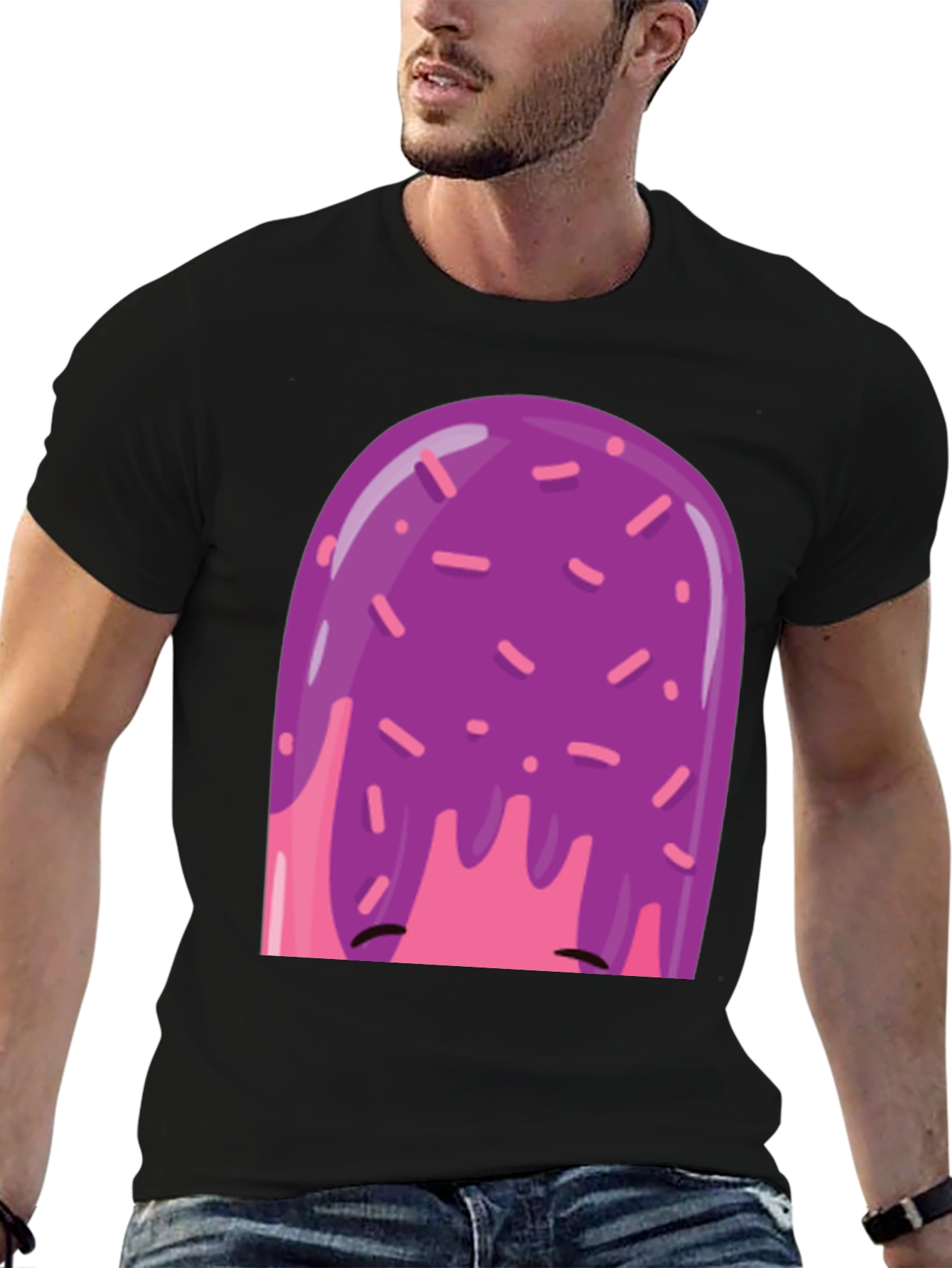 Black Funky Popsicle Graphic Tee view 6