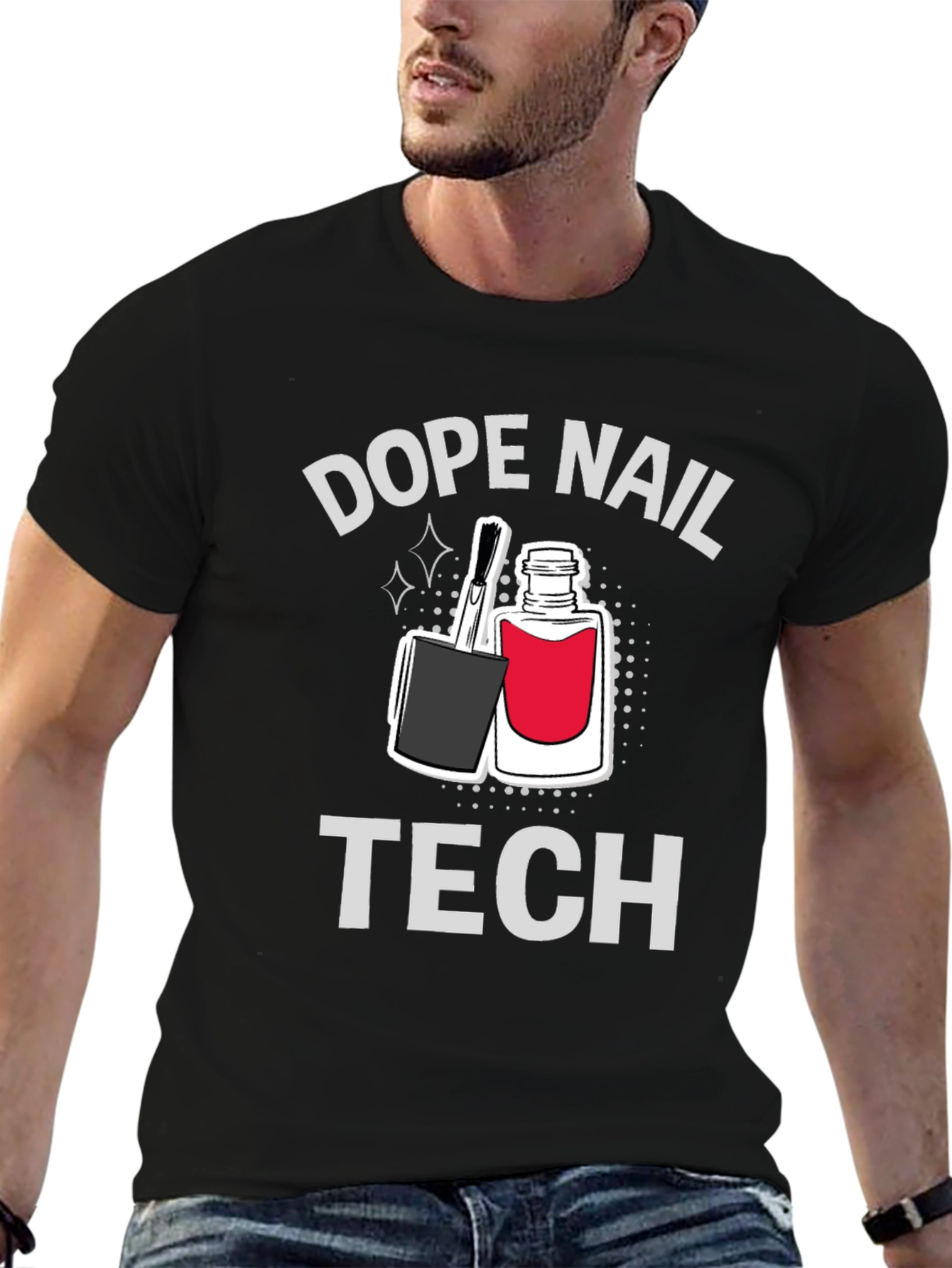 Dope Nail Tech T-Shirt - Stylish Manicure Professional Tee - 6