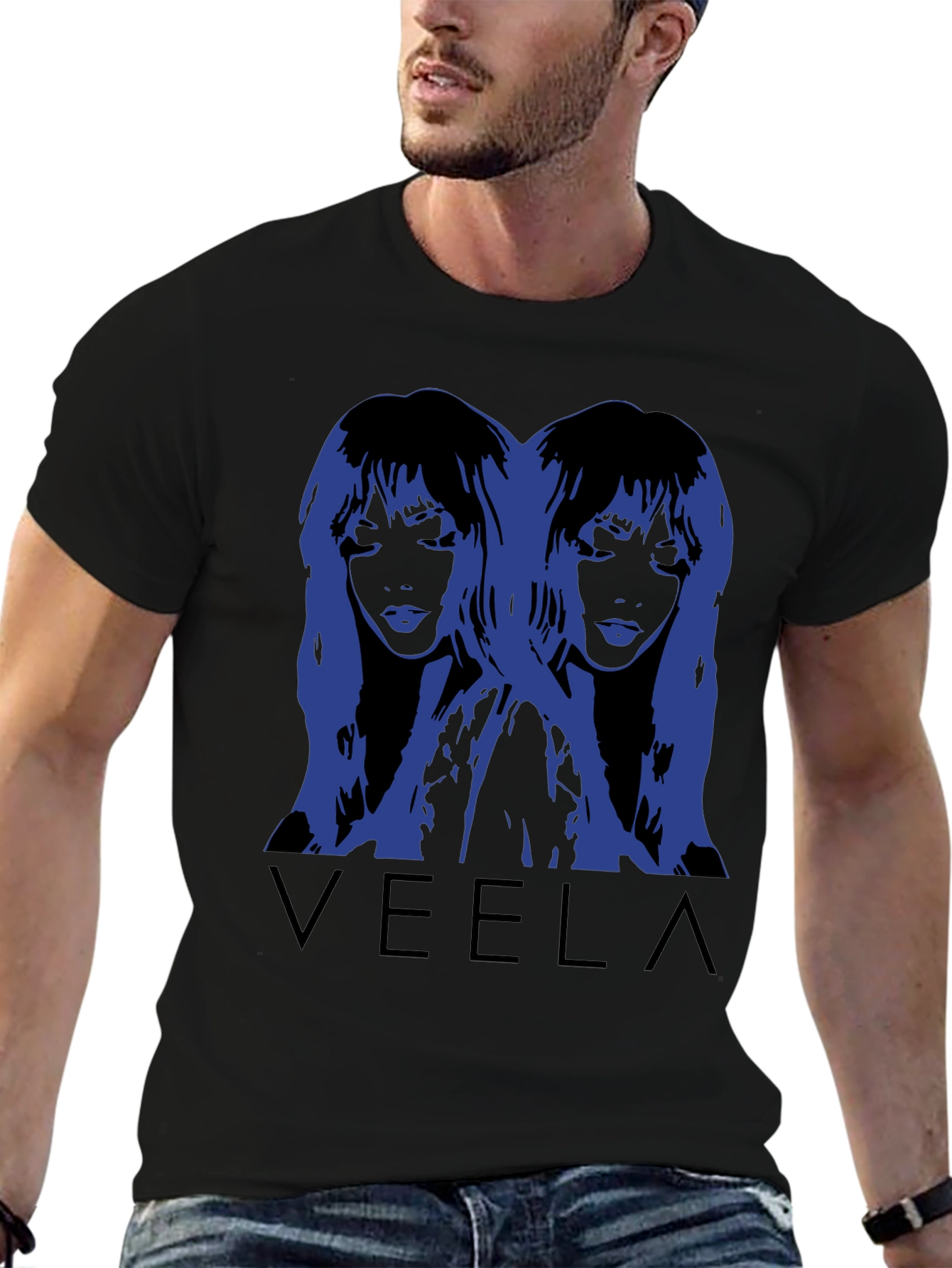 Black Veela Graphic T-Shirt - Unique Fashion Tee view 6