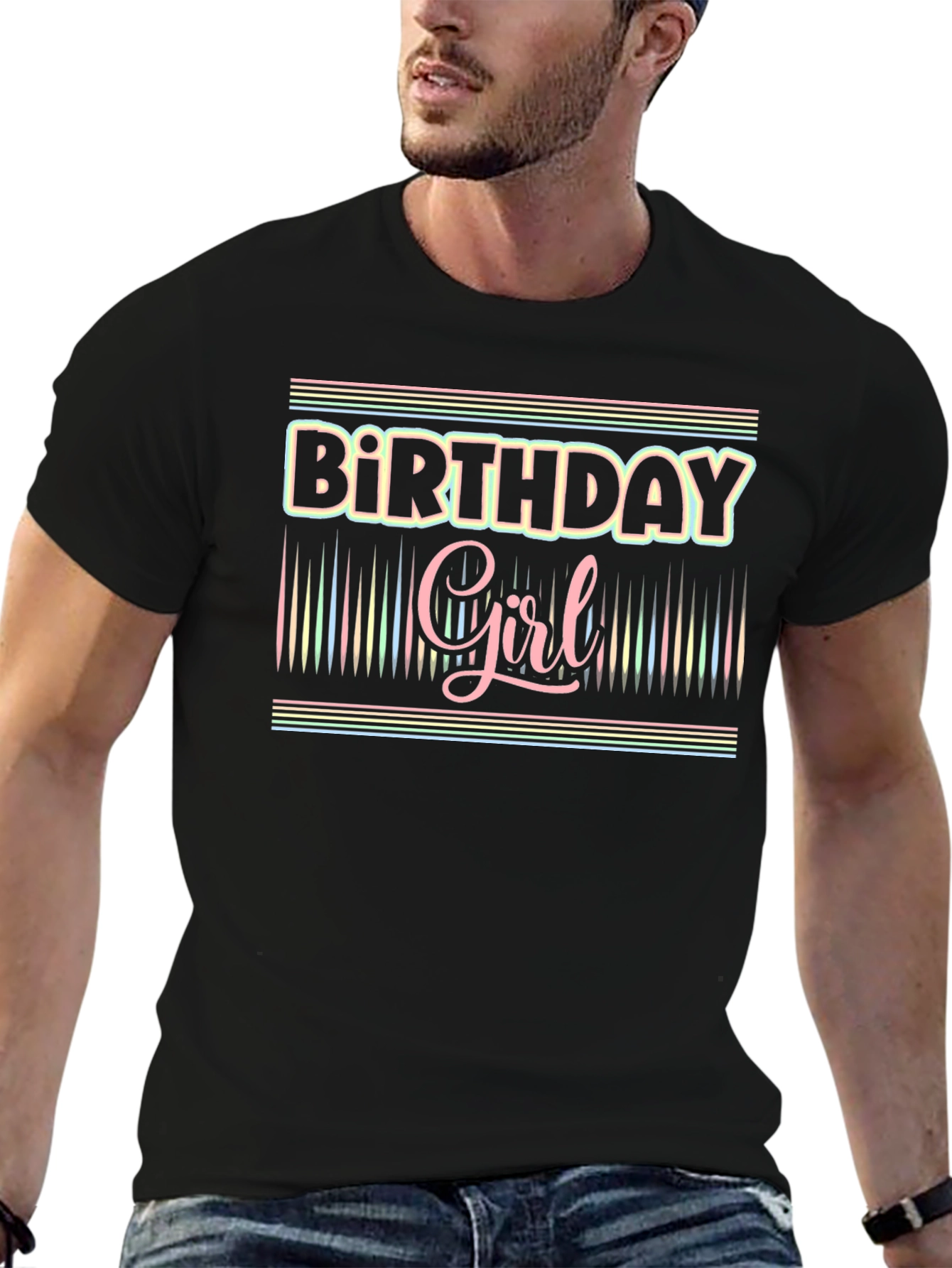 Black Birthday Girl Graphic Tee view 6