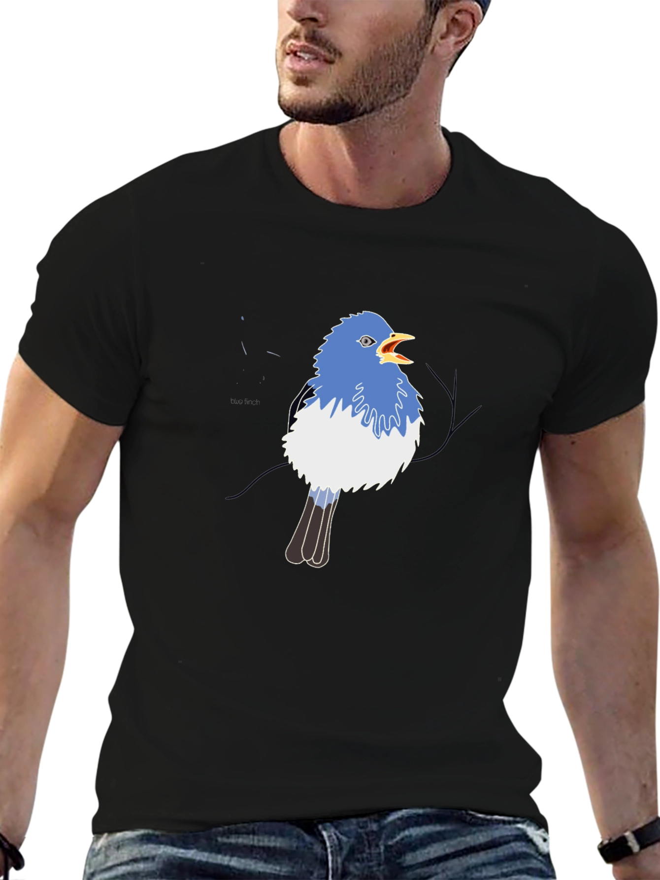 Black Bird Graphic Tee - Casual Comfort view 6
