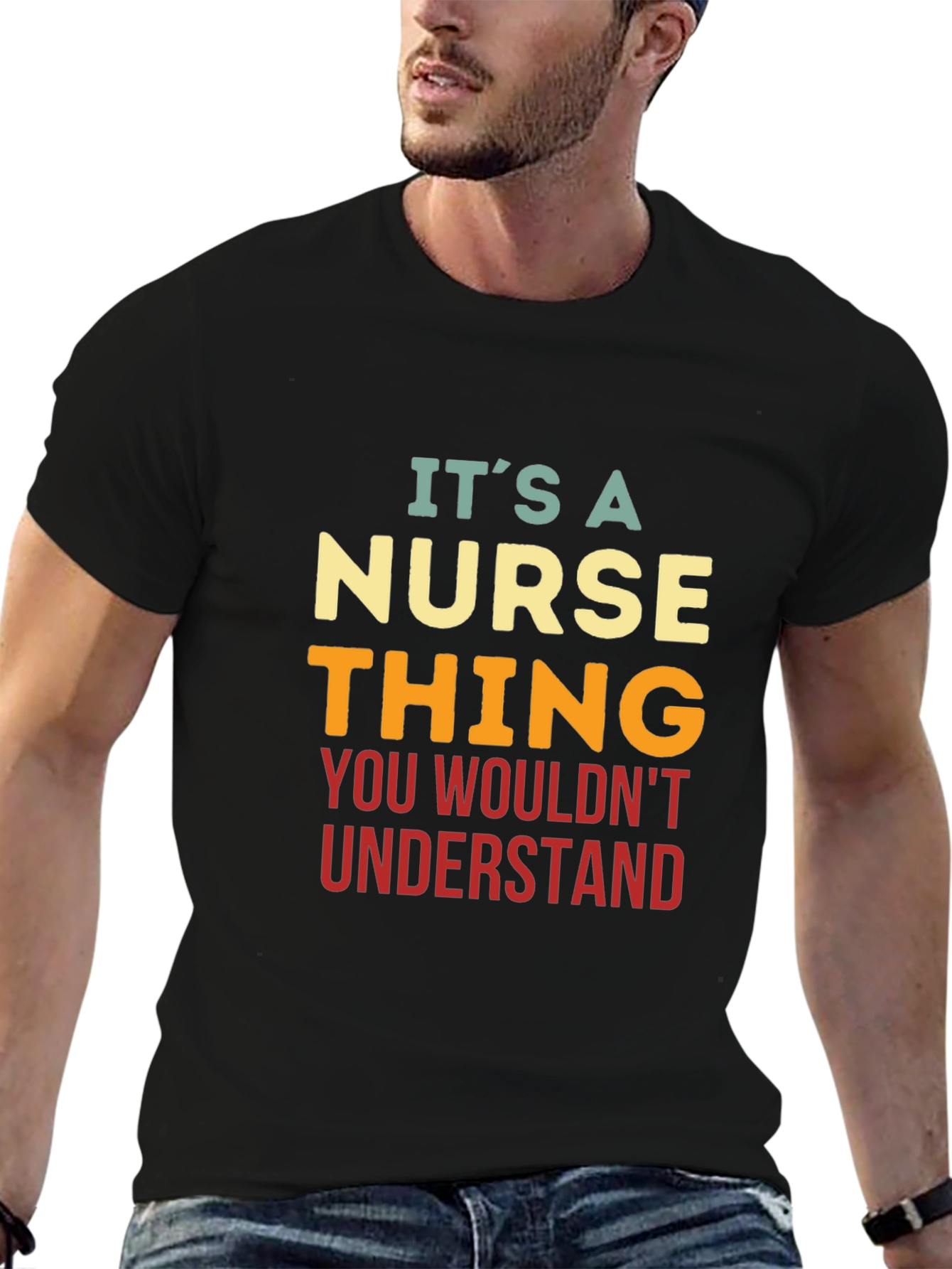 Black Nurse Thing T-Shirt - You Wouldn't Understand view 6
