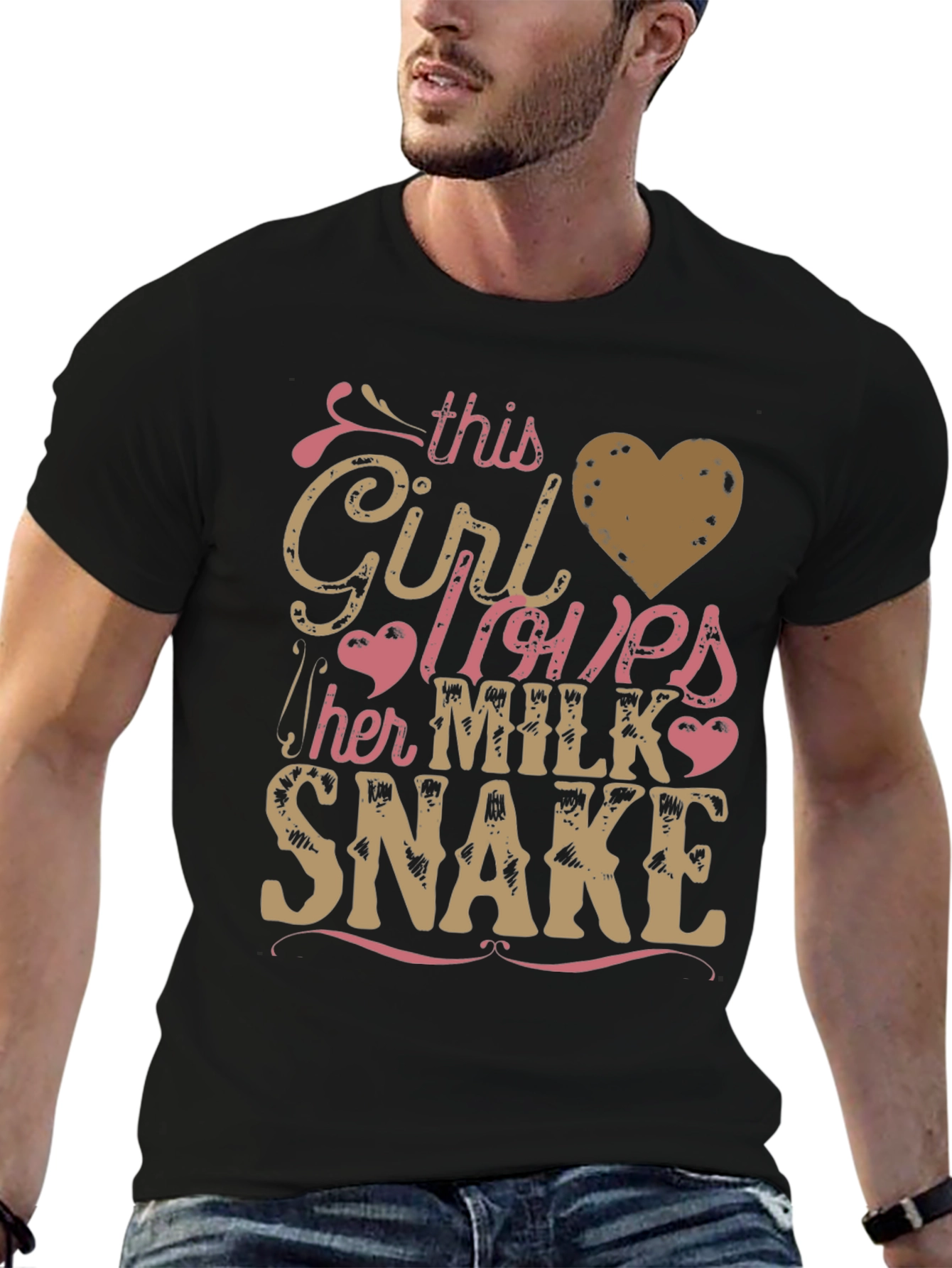 Black Girl Loves Milk Snake T-Shirt view 6