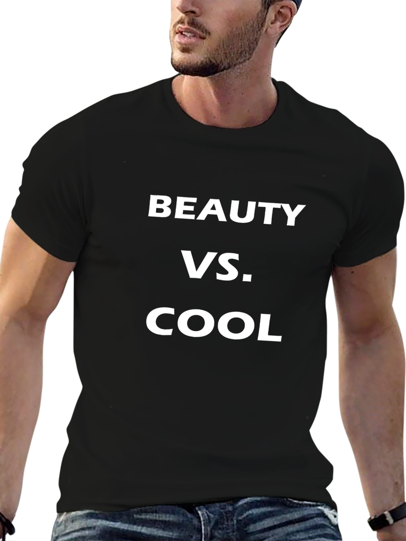 Black Beauty vs. Cool Graphic Tee - Unisex Casual Shirt view 6