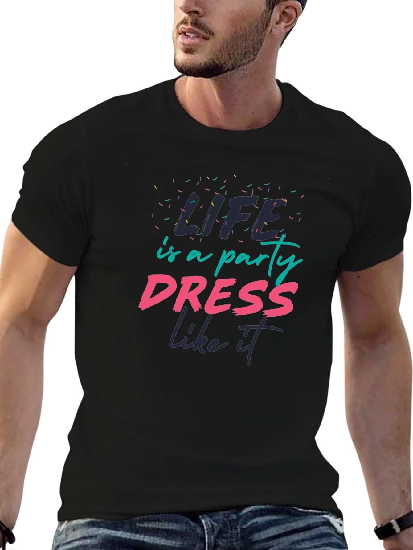 Black Life is a Party T-Shirt - Dress Like It! view 6