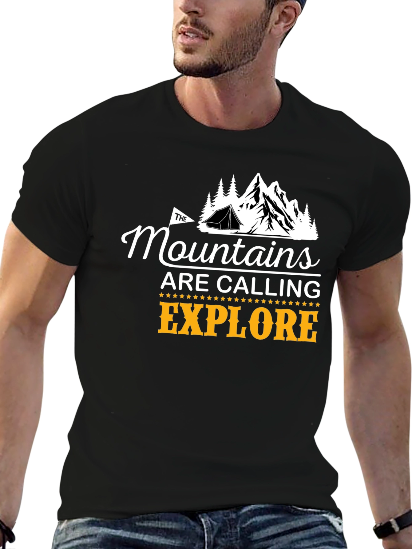 Black Mountains Are Calling Graphic Tee view 6