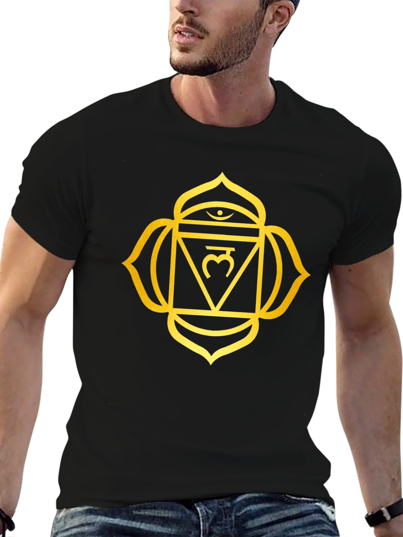 Muladhara Chakra Black T-Shirt - 6