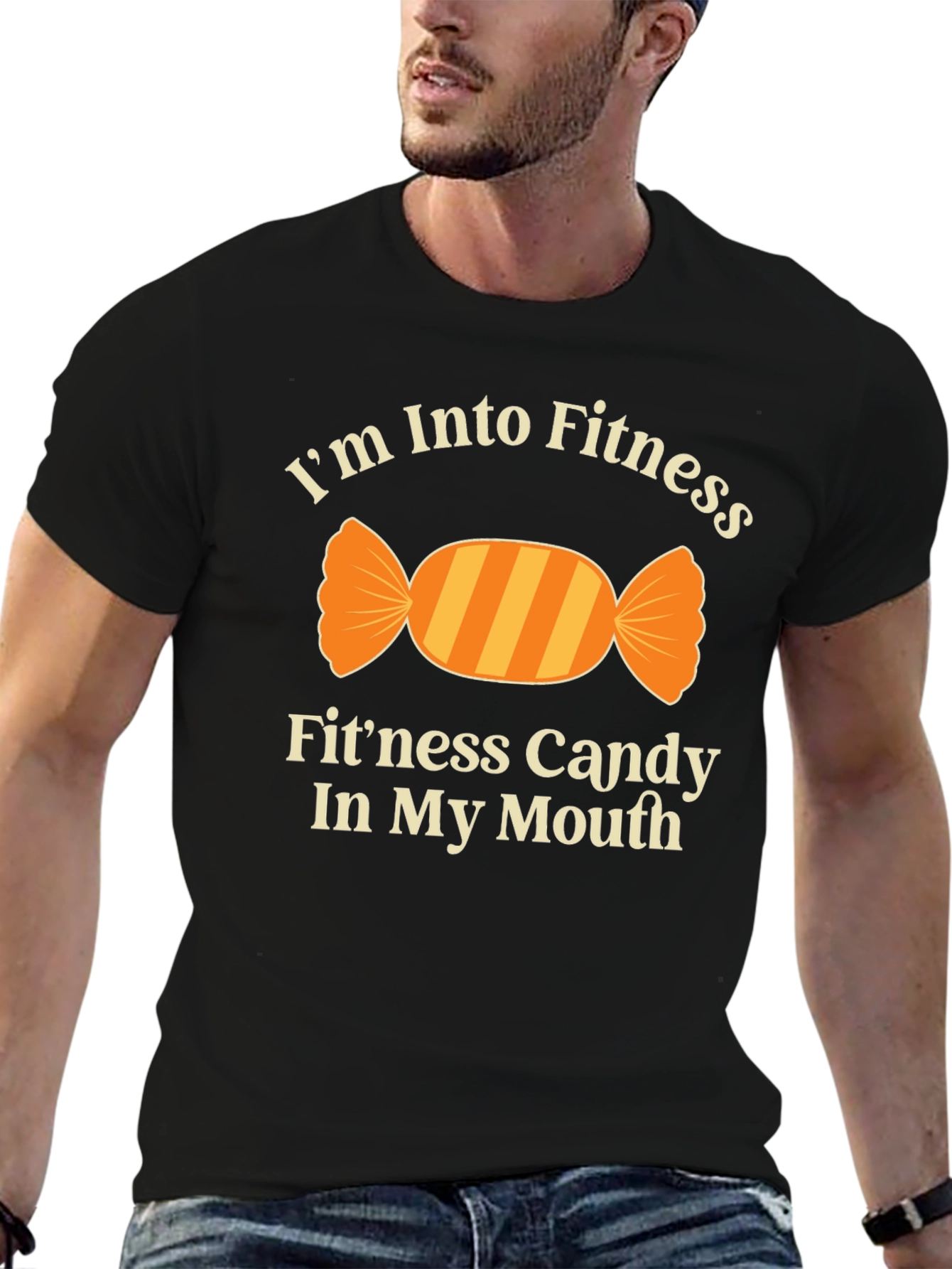 Black Fitness Candy T-Shirt view 6