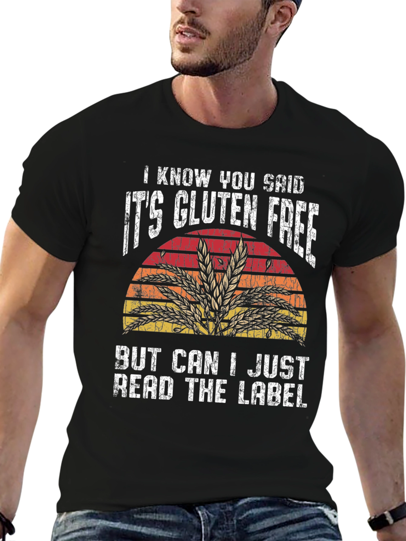 Gluten-Free T-Shirt - Read the Label! - 6
