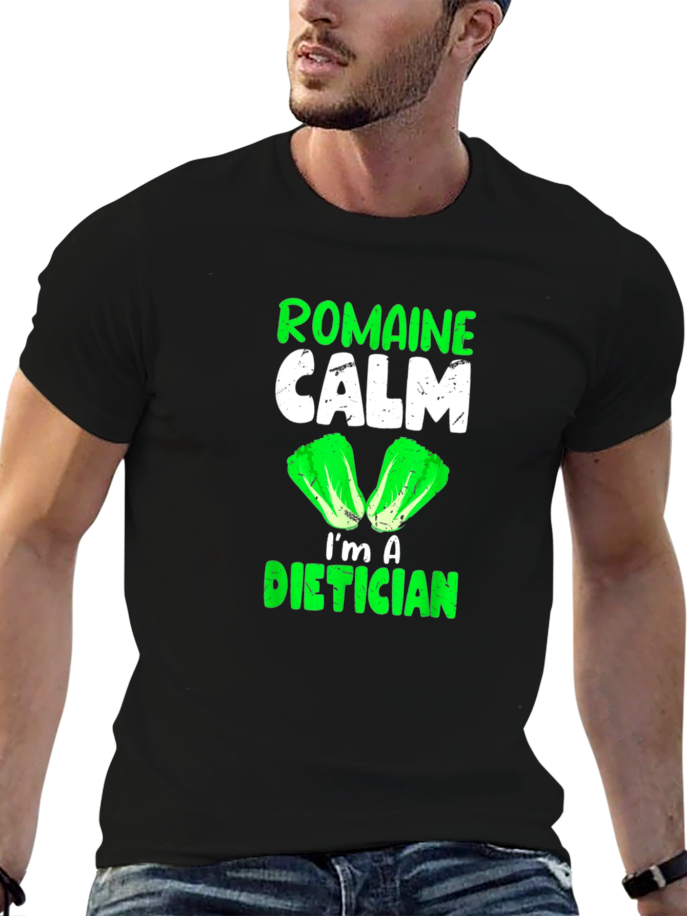 Romaine Calm I'm A Dietician Graphic T-Shirt - 6