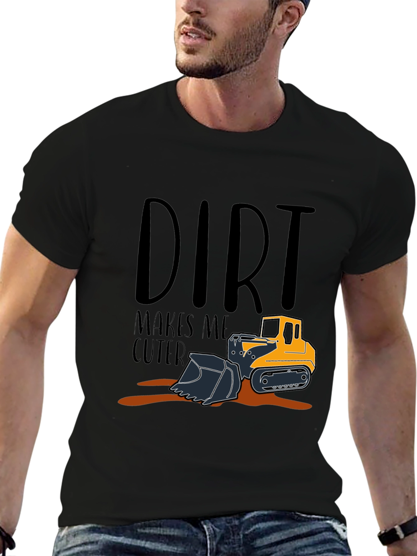 Black Dirt Makes Me Cuter T-Shirt view 6