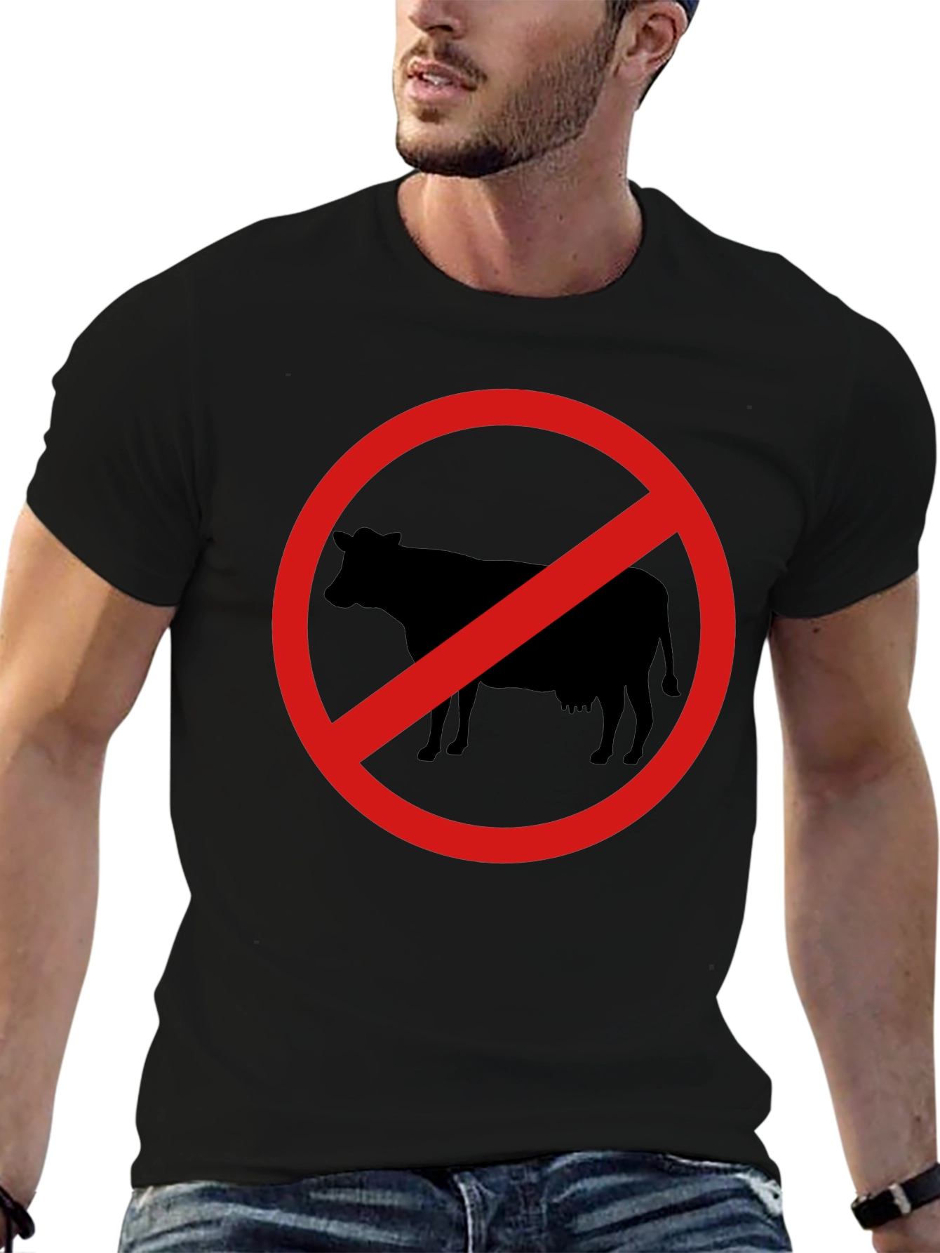 No Dairy Black Graphic Tee - 6