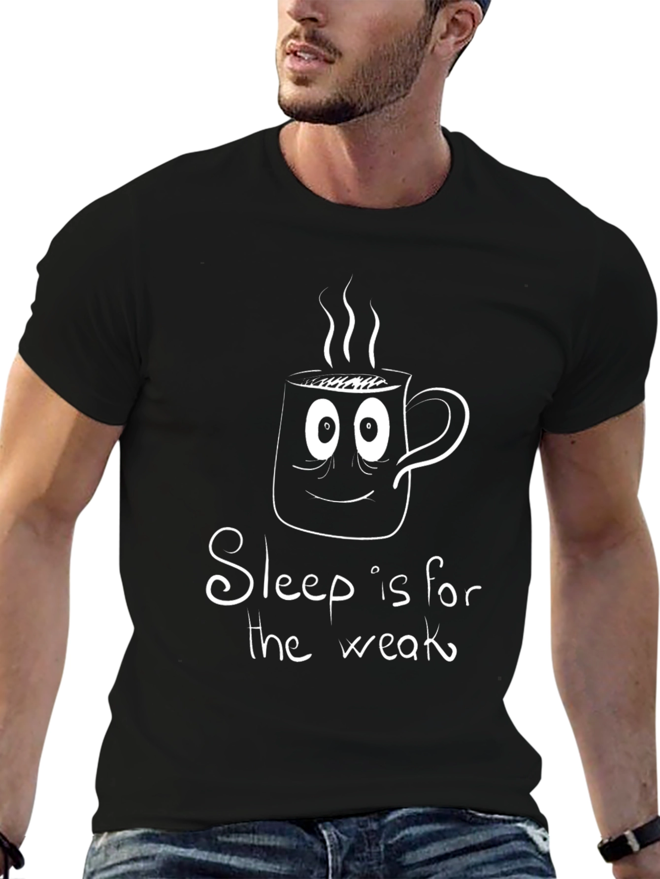 Black Sleep is for the Weak Graphic Tee view 6
