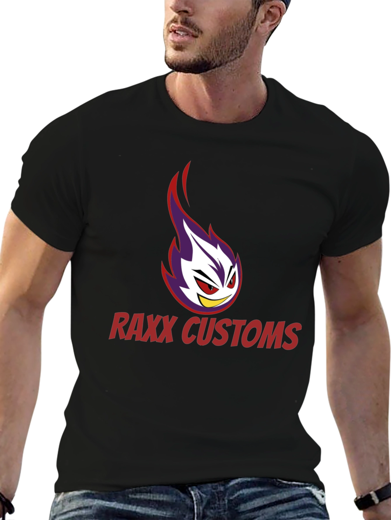 Black Raxx Customs Graphic Tee - Bold Design, Comfortable Fit view 6