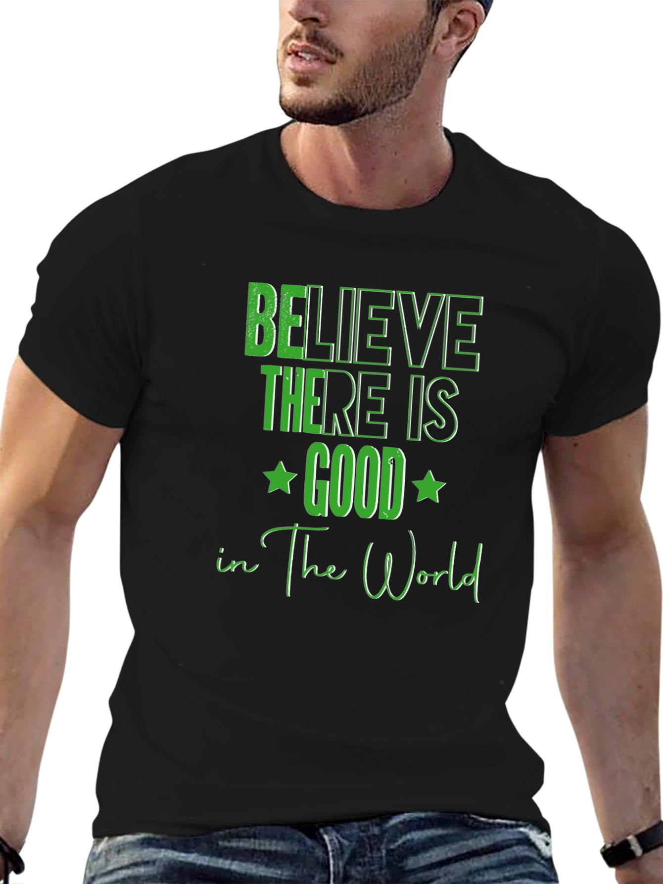 Black Believe There Is Good T-Shirt view 6