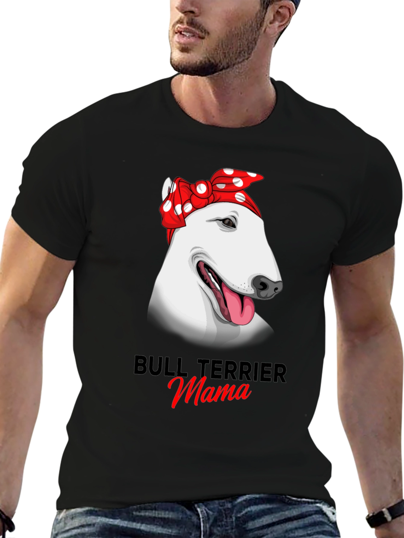 Bull Terrier Mama Graphic Tee - 6