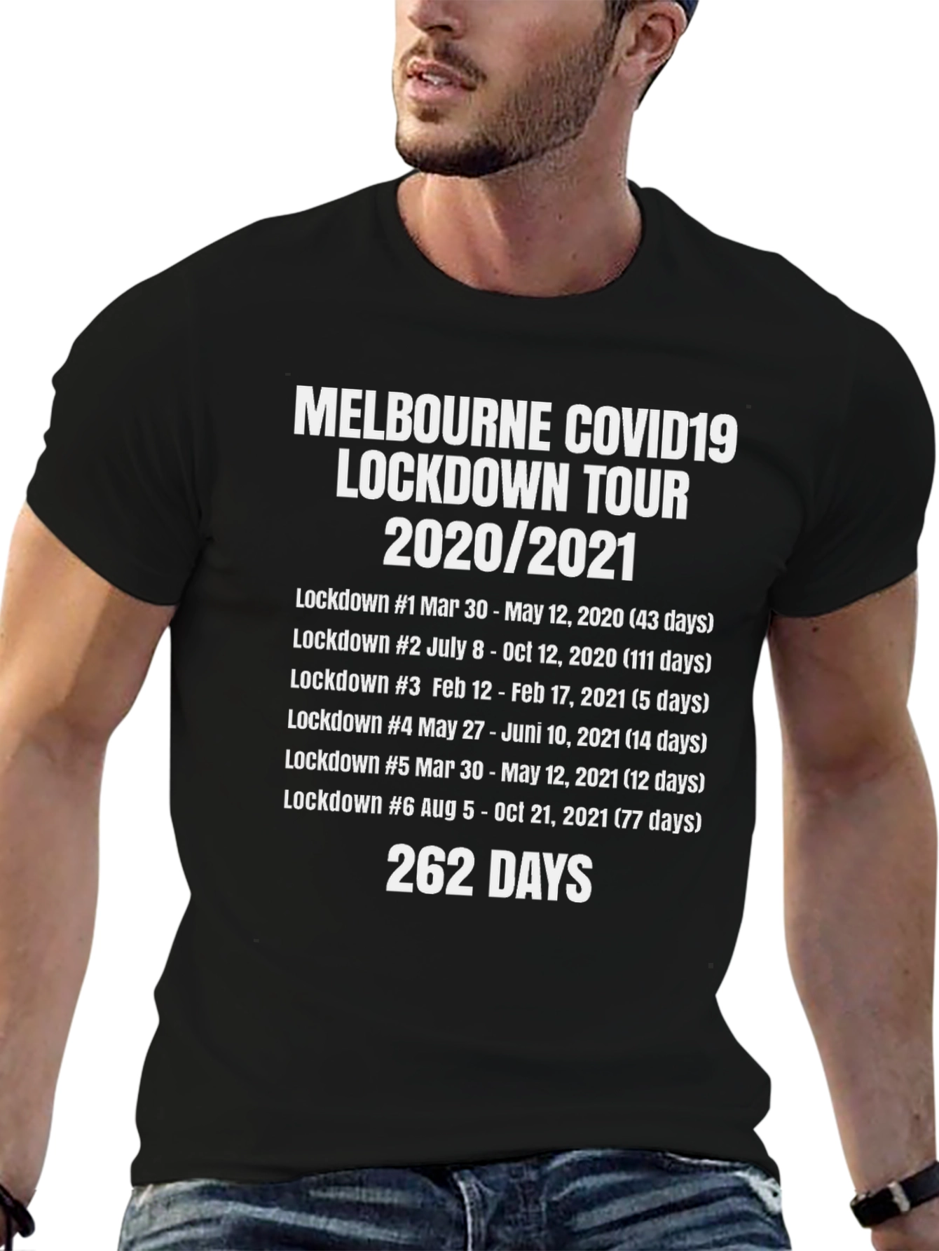 Melbourne Lockdown Tour 2020/2021 T-Shirt - 6