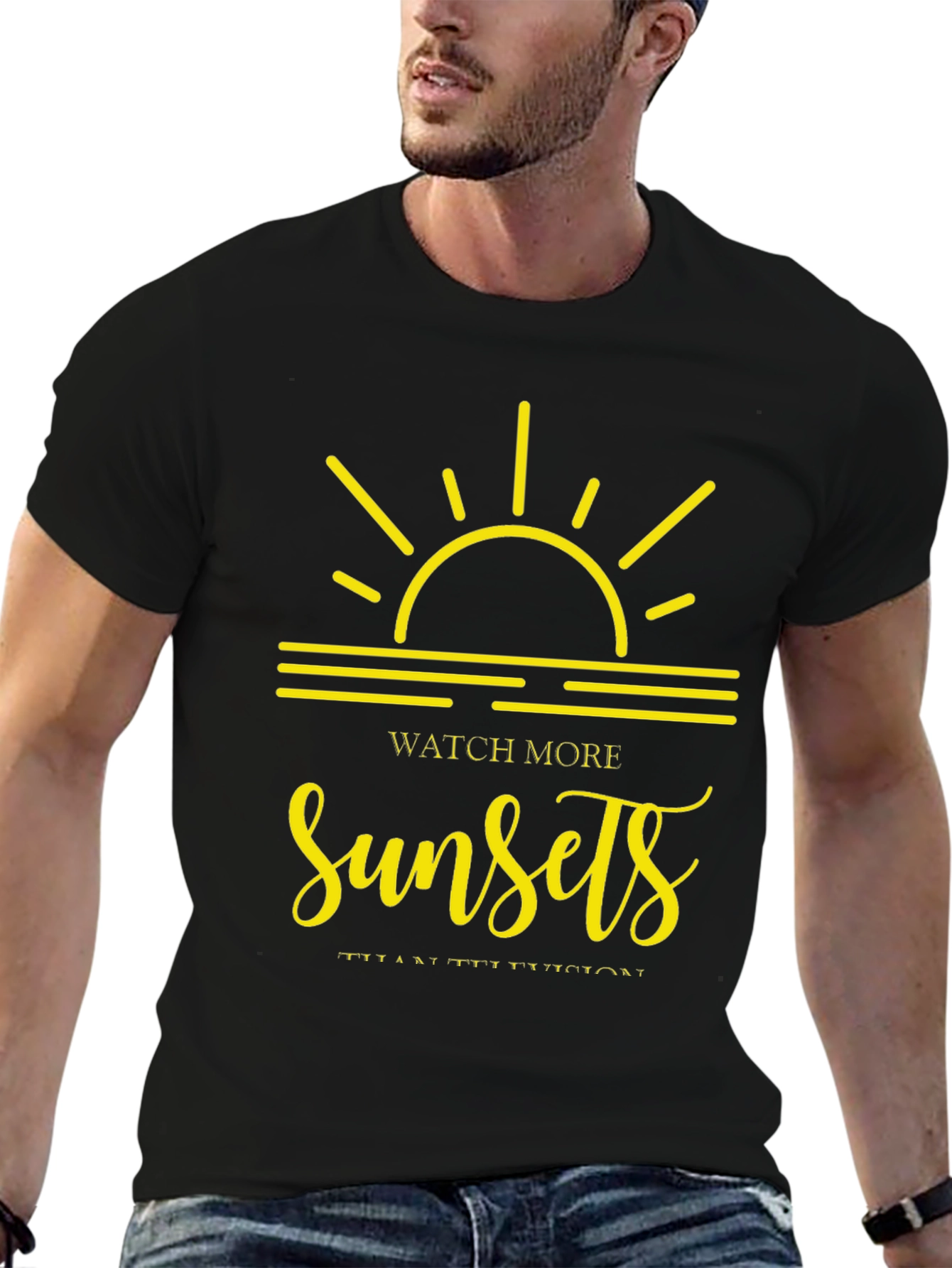 Black Watch More Sunsets Graphic Tee view 6