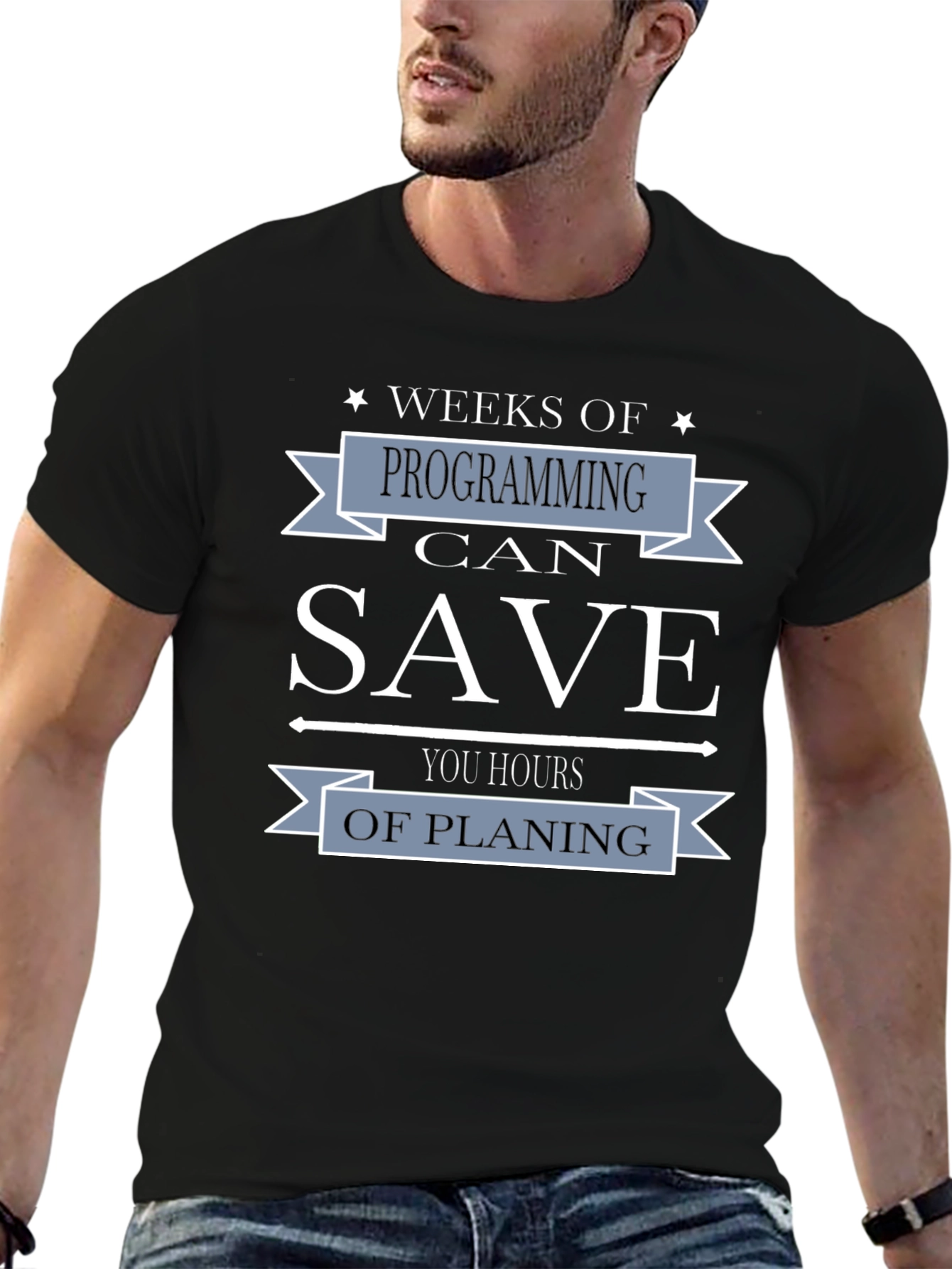 Black Weeks of Programming Funny Coder T-Shirt view 6