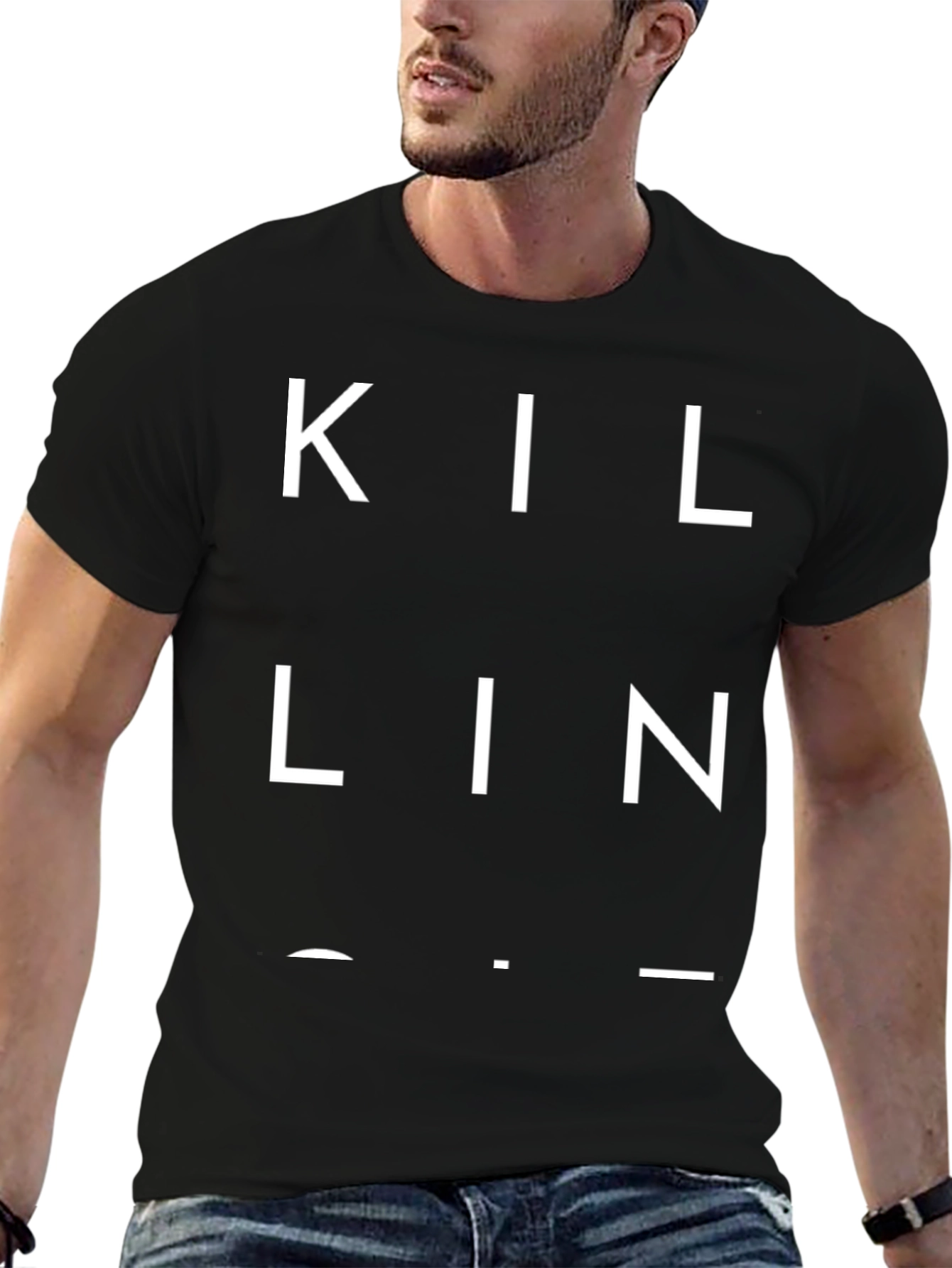 Black Killing It T-Shirt - Black view 6