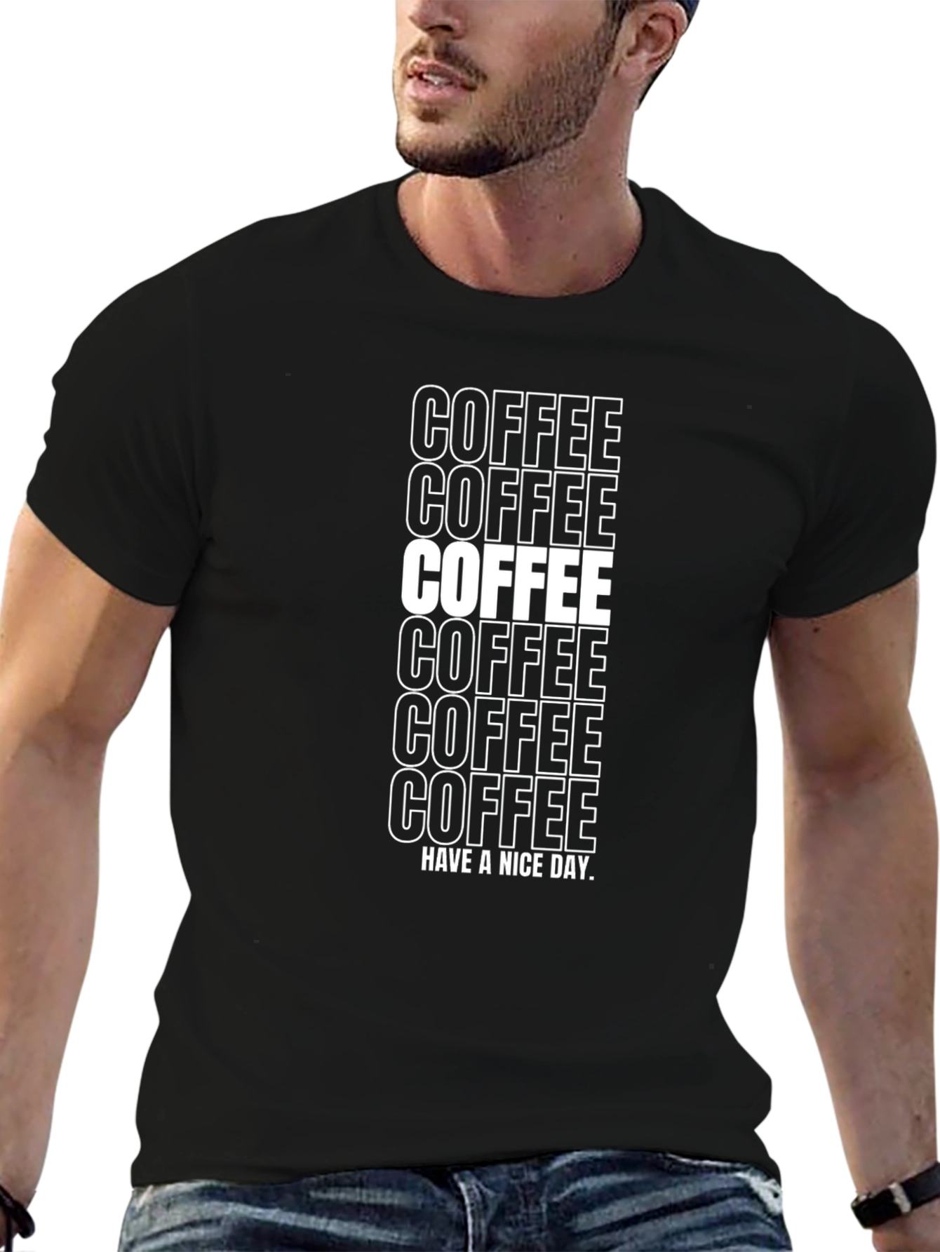 Black Coffee Graphic Tee - Have a Nice Day view 6