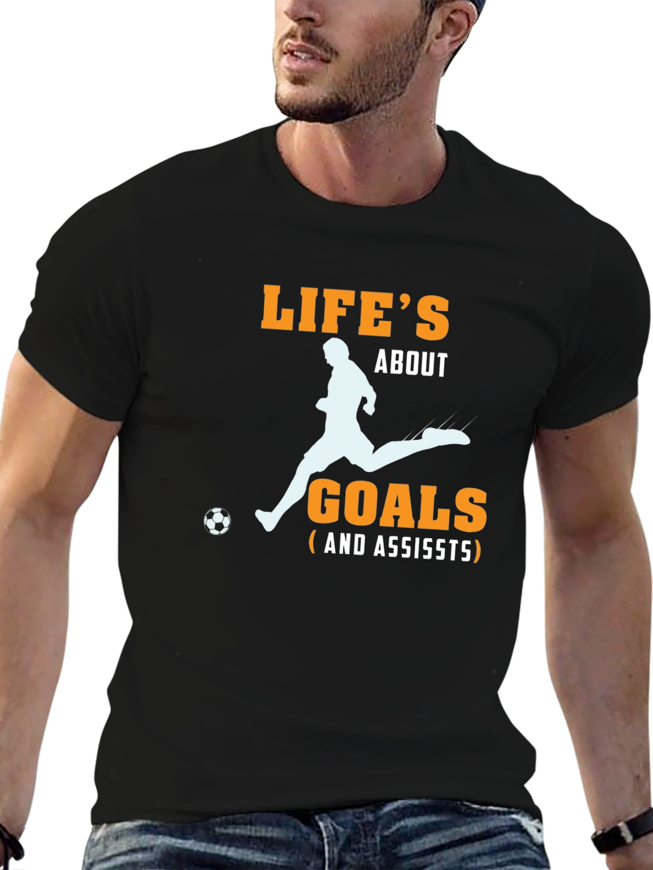Life's About Goals T-Shirt - Soccer Passion - 6