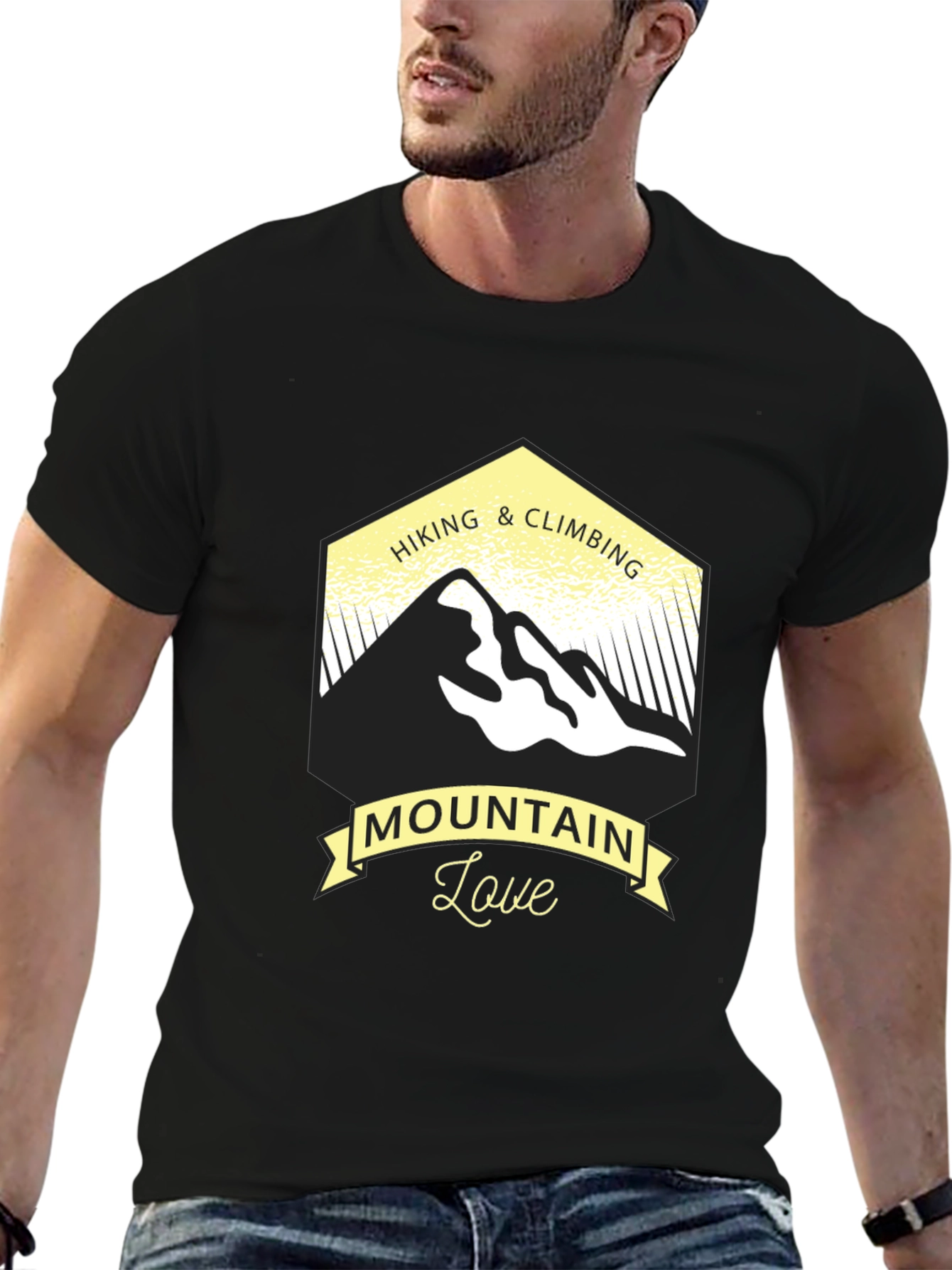 Black Mountain Love Hiking & Climbing Graphic Tee view 6